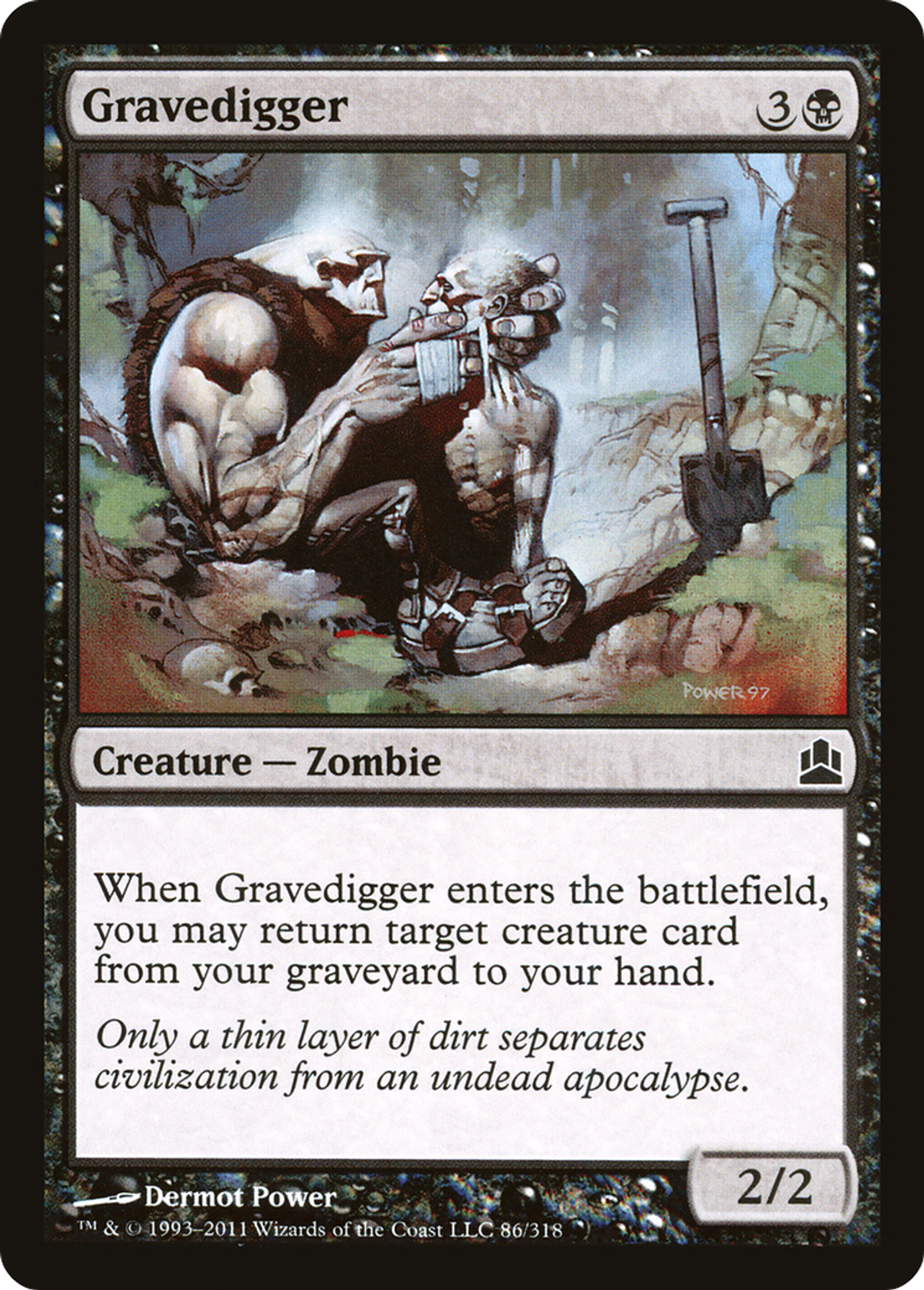 Gravedigger — Commander 2011 — Magic: The Gathering