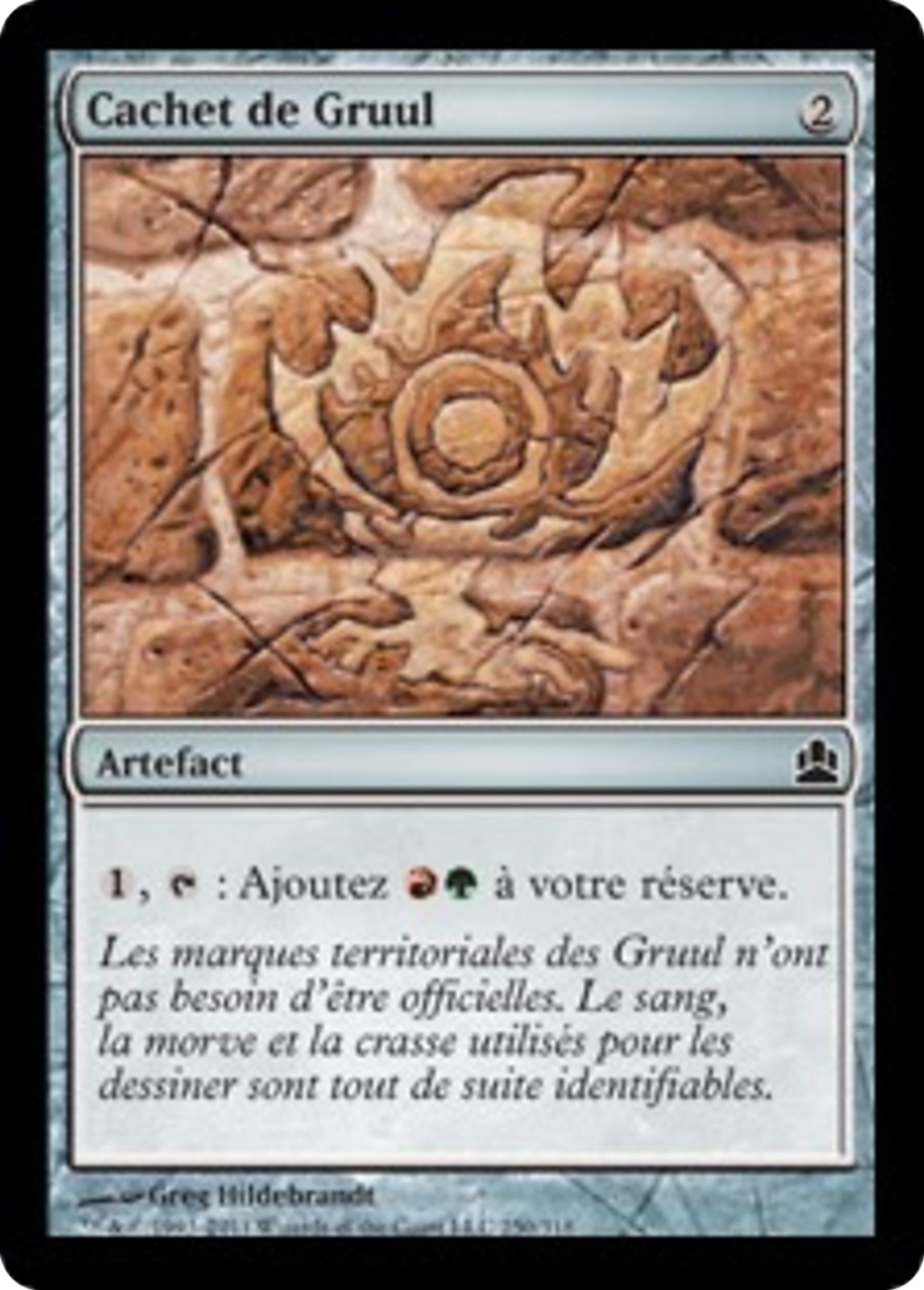 Cachet de Gruul — Commander 2011 — Magic: The Gathering