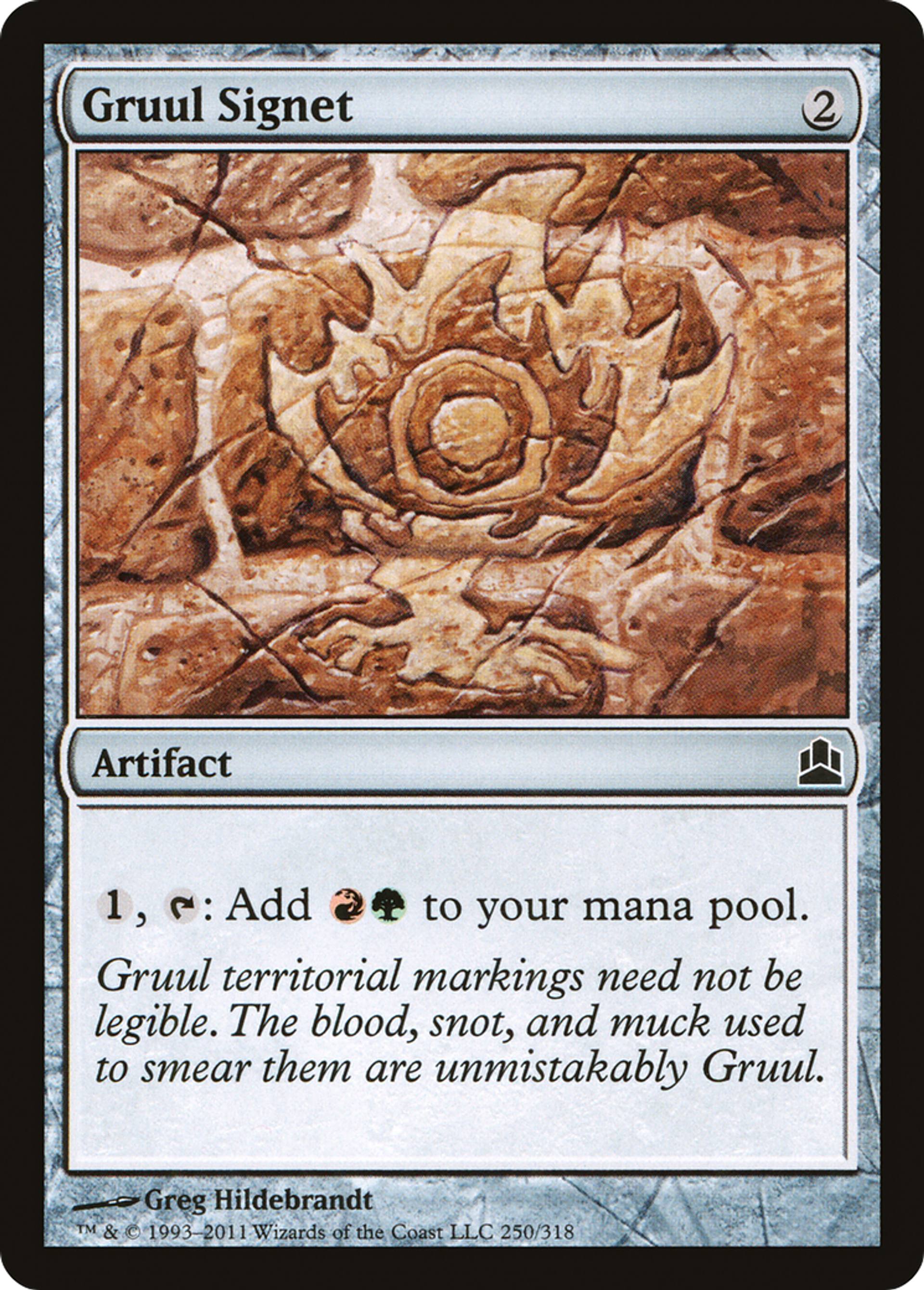 Cachet de Gruul — Commander 2011 — Magic: The Gathering