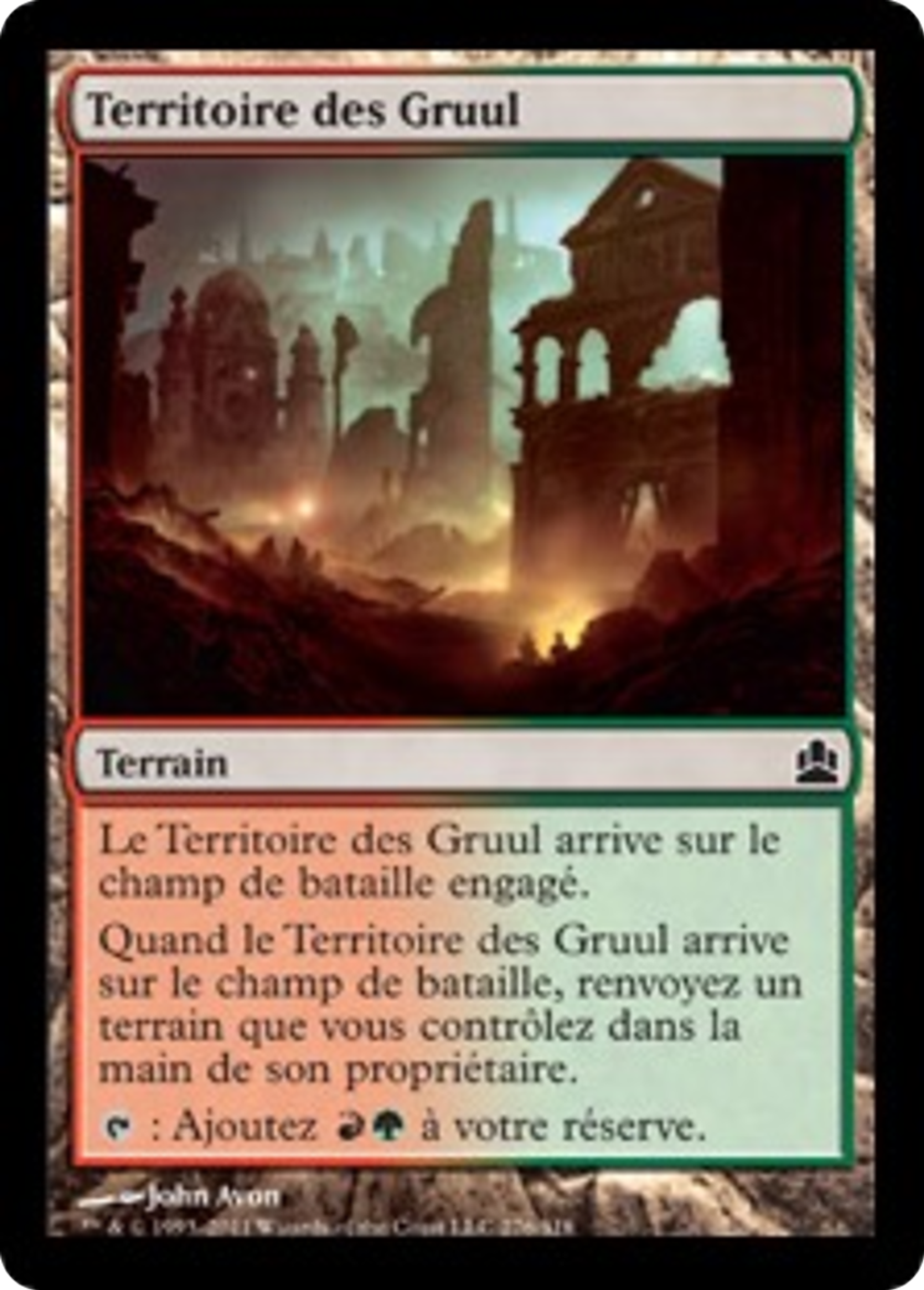 Territoire des Gruul — Commander 2011 — Magic: The Gathering