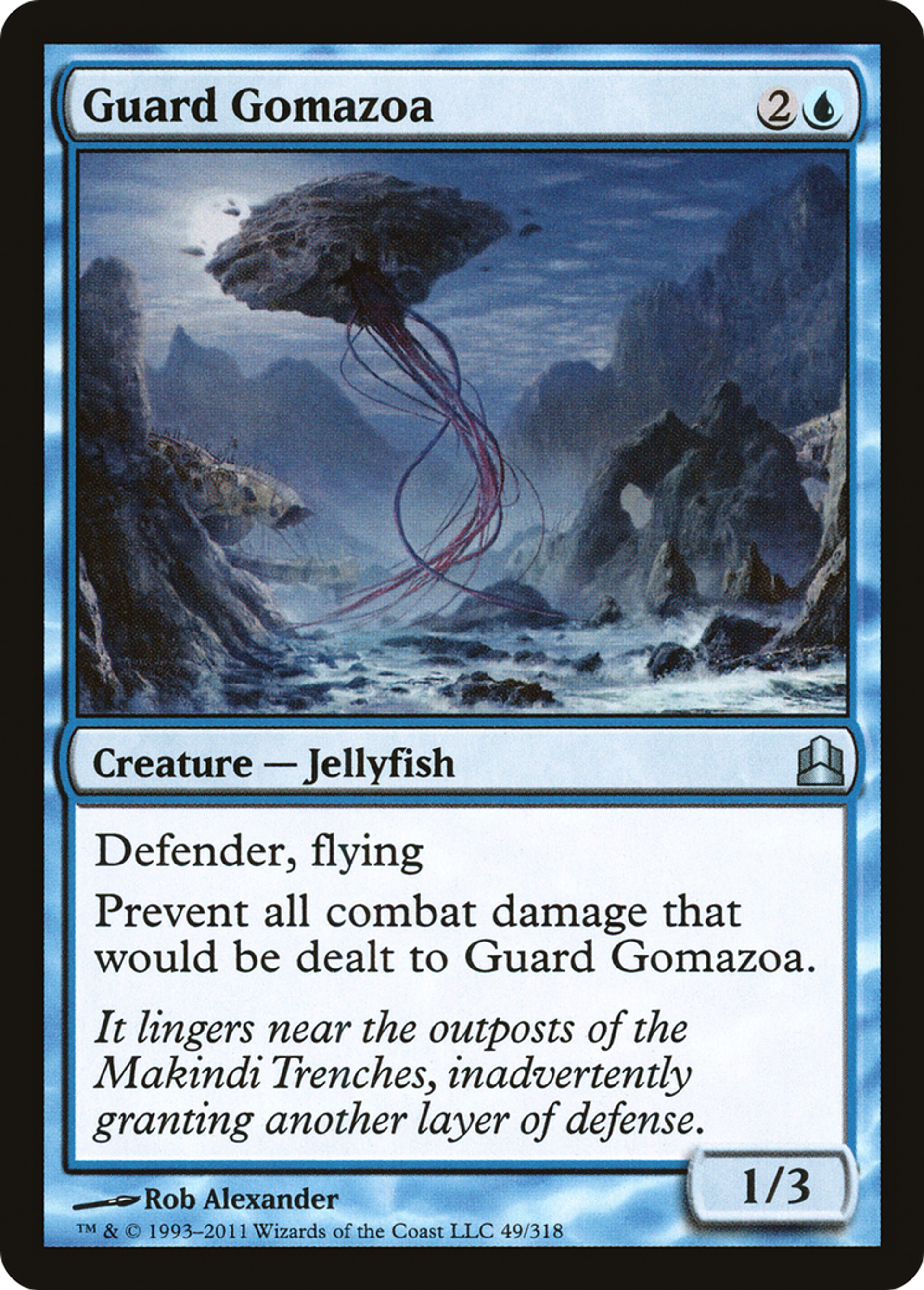 Guard Gomazoa — Commander 2011 — Magic: The Gathering