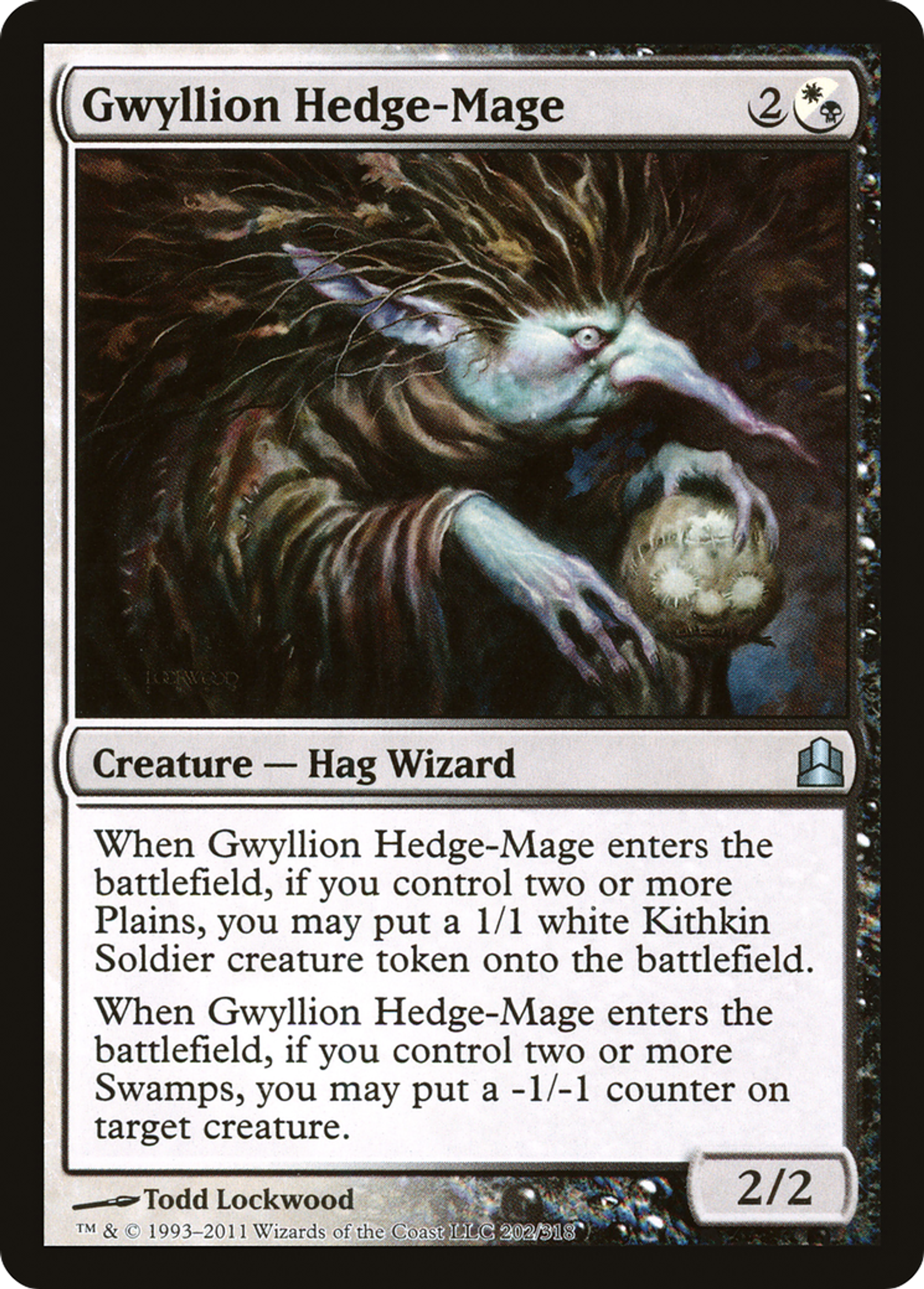 Gwyllion Hedge-Mage — Commander 2011 — Magic: The Gathering