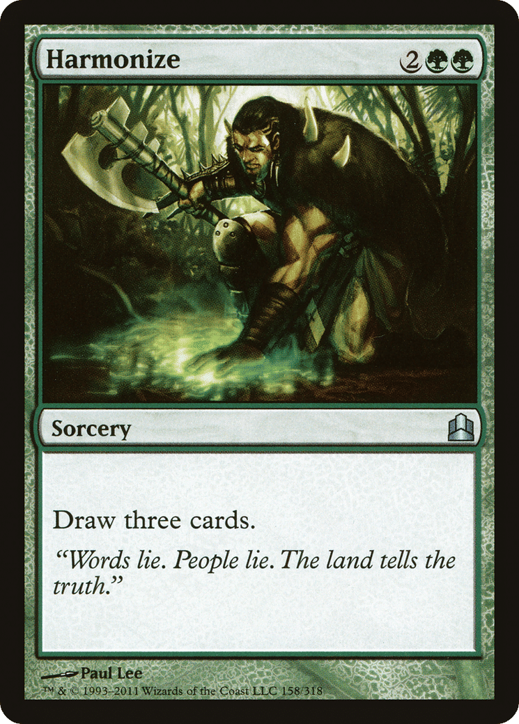 Harmonize — Commander 2011 — Magic: The Gathering
