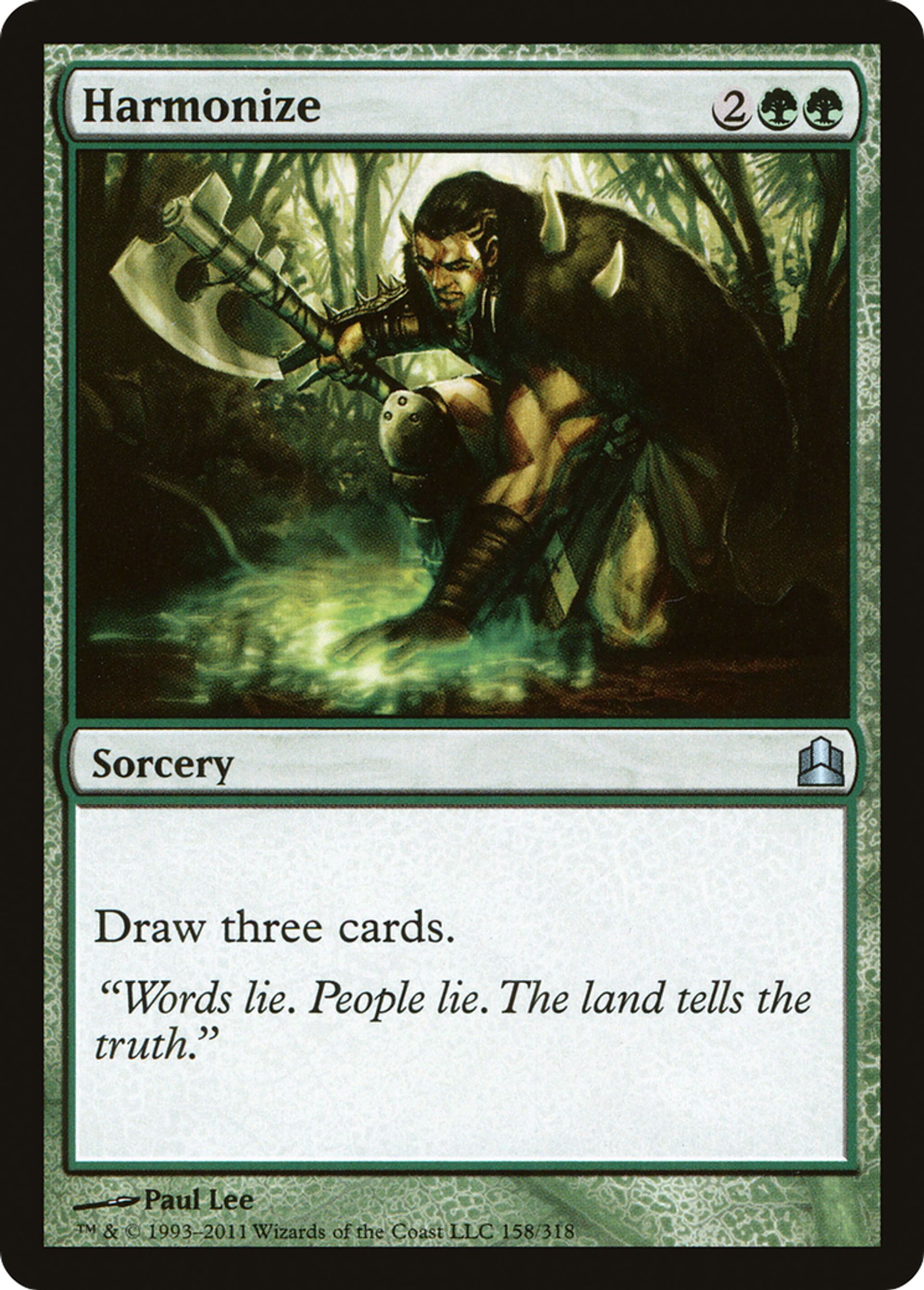 Harmonize — Commander 2011 — Magic: The Gathering