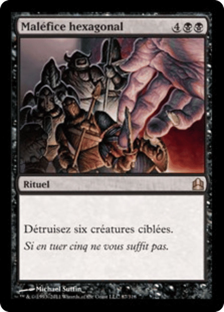 Maléfice hexagonal — Commander 2011 — Magic: The Gathering