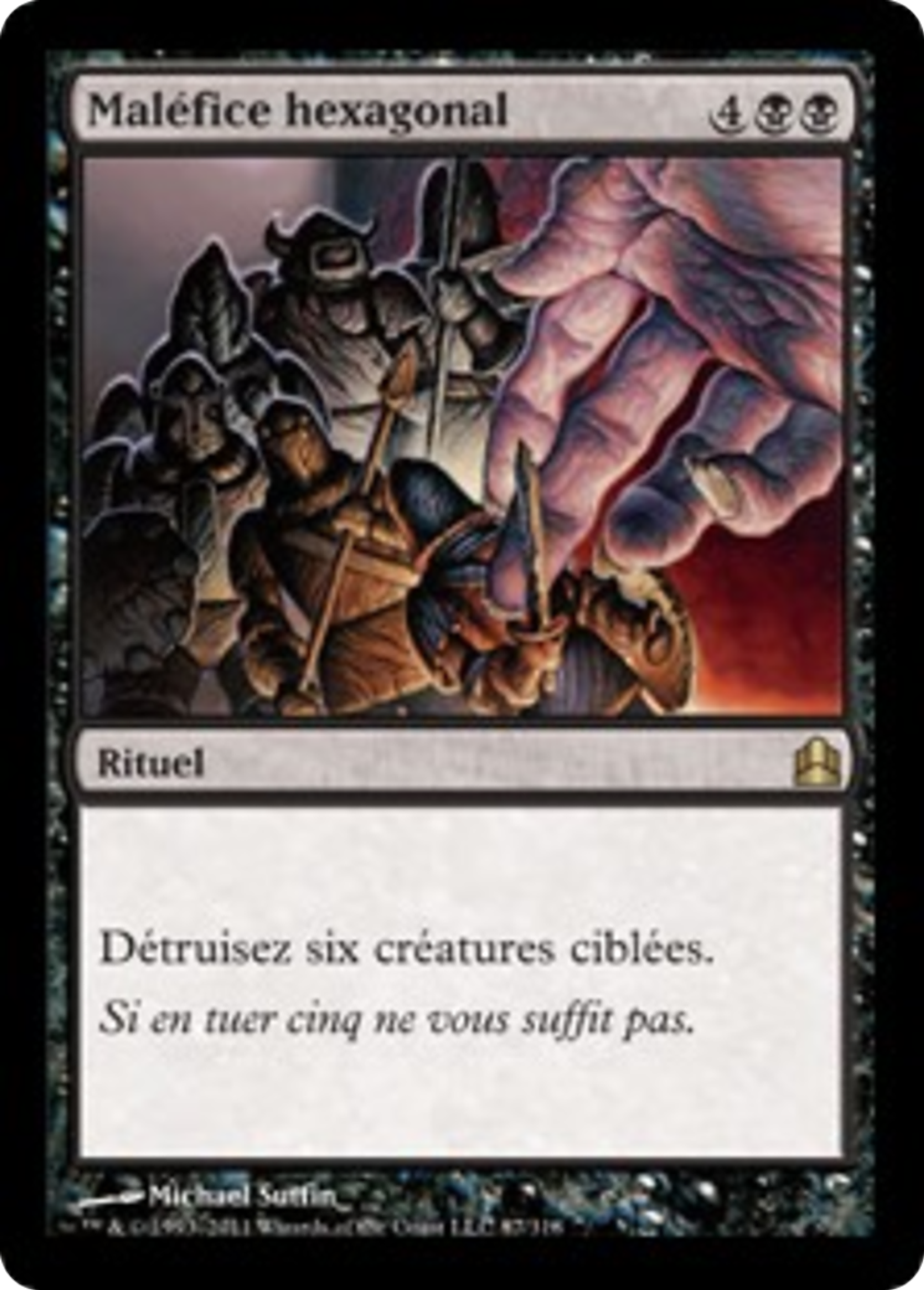 Maléfice hexagonal — Commander 2011 — Magic: The Gathering