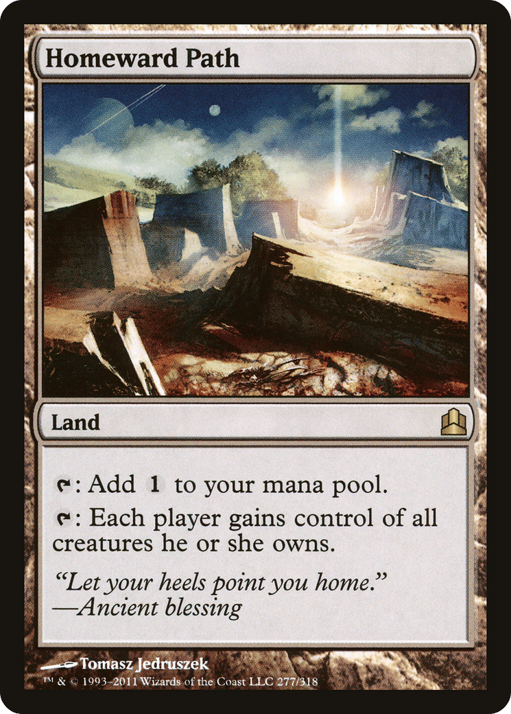 Homeward Path — Commander 2011 — Magic: The Gathering