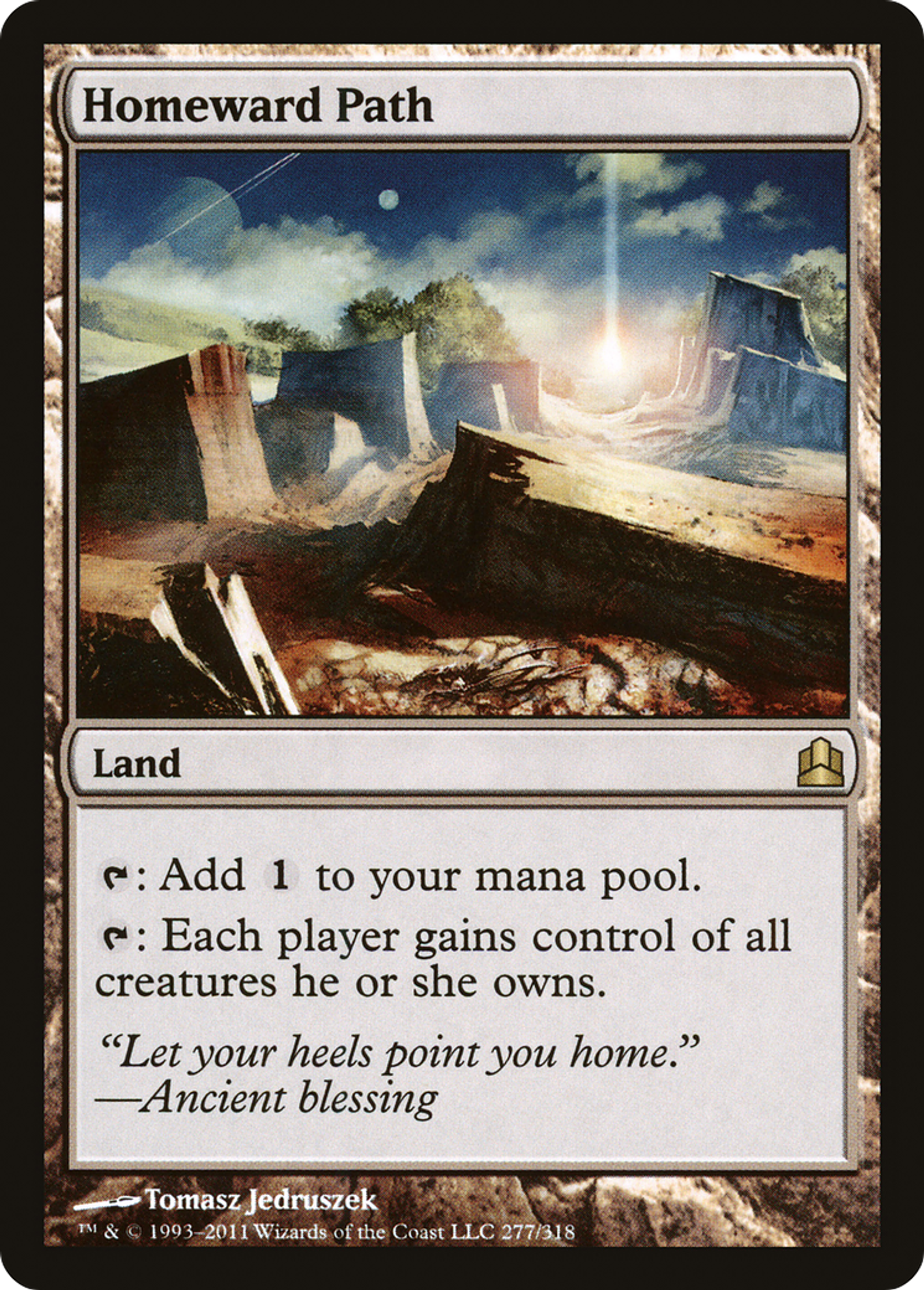 Homeward Path — Commander 2011 — Magic: The Gathering