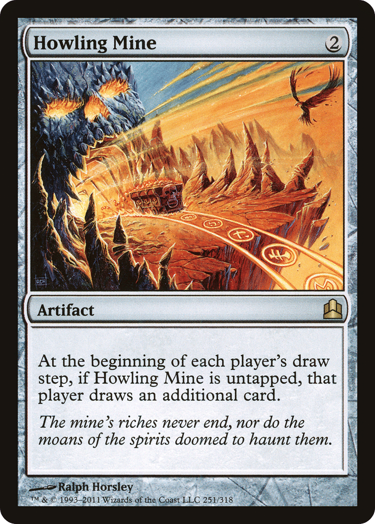 Howling Mine — Commander 2011 — Magic: The Gathering