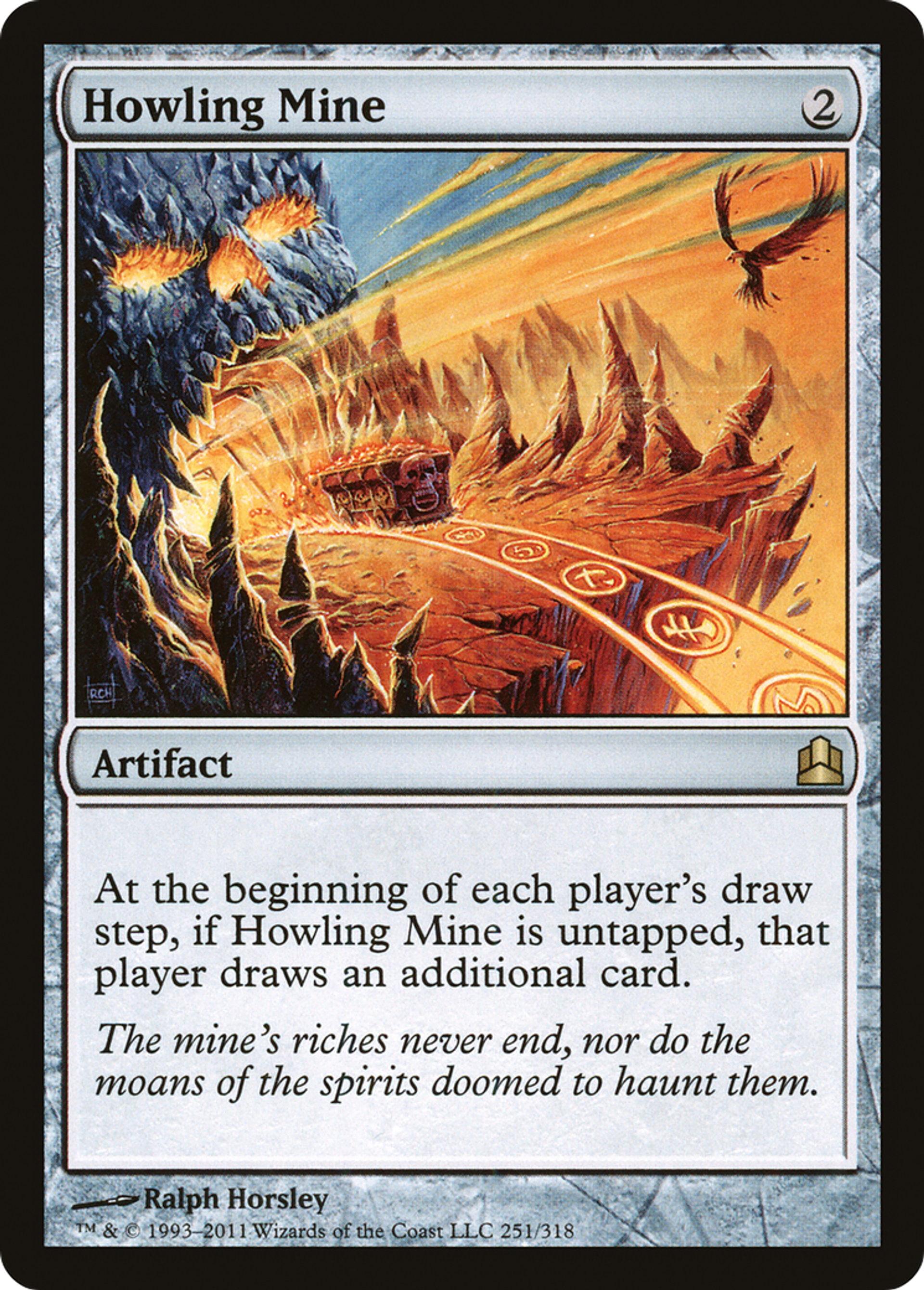 Mine rugissante — Commander 2011 — Magic: The Gathering