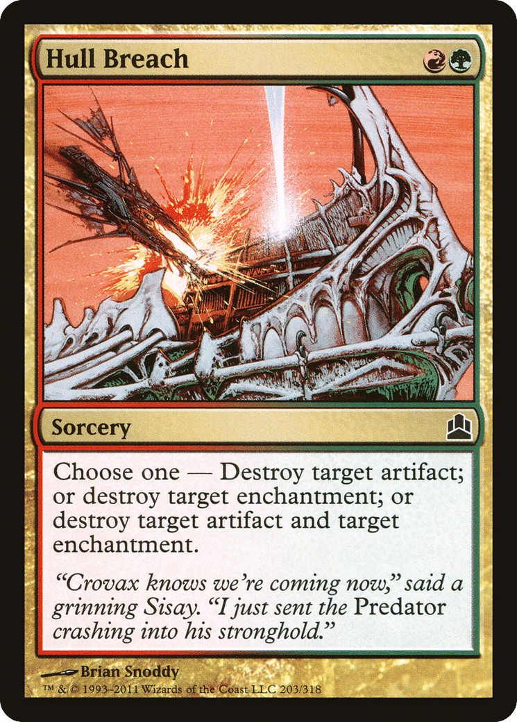 Hull Breach — Commander 2011 — Magic: The Gathering