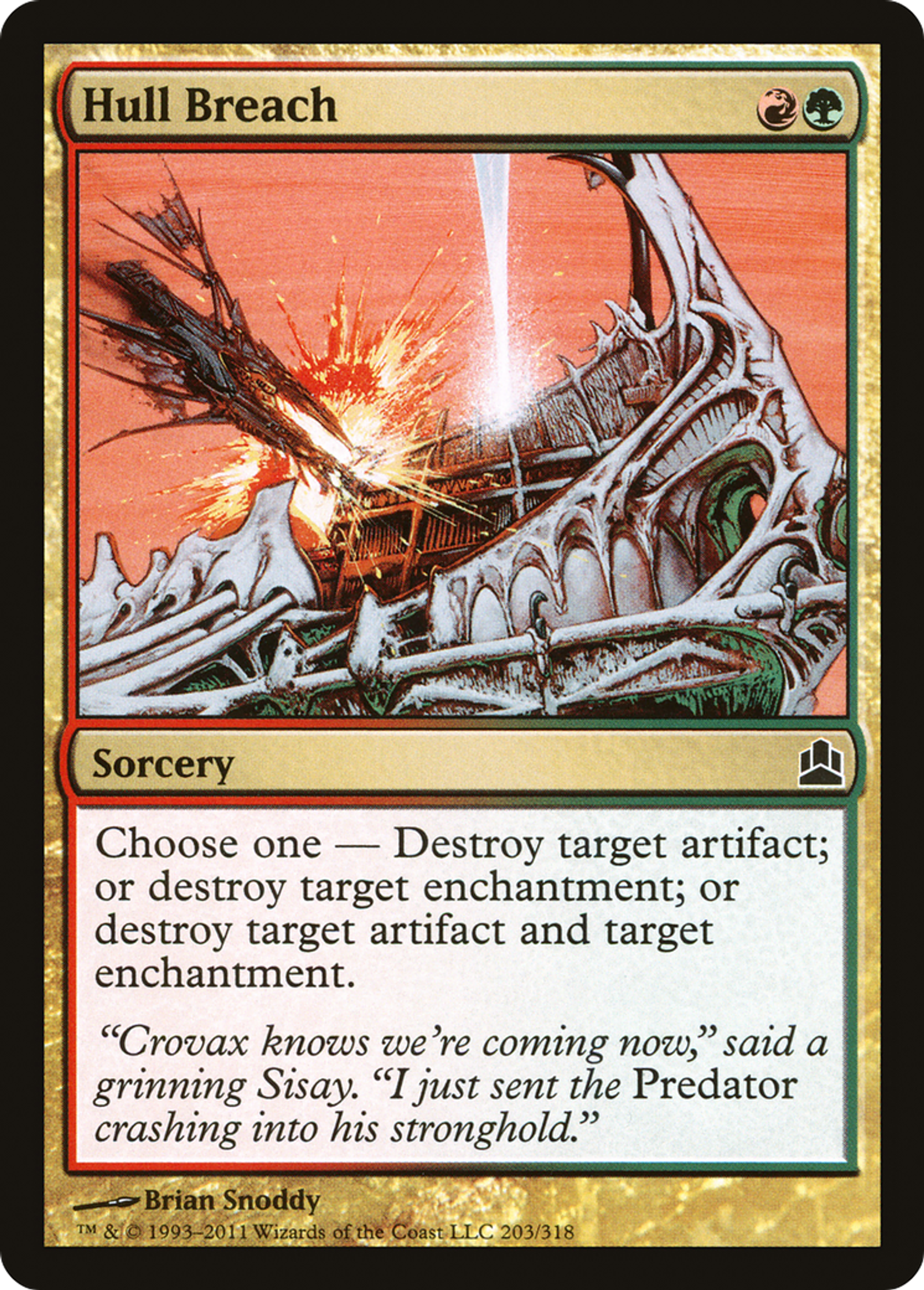 Hull Breach — Commander 2011 — Magic: The Gathering