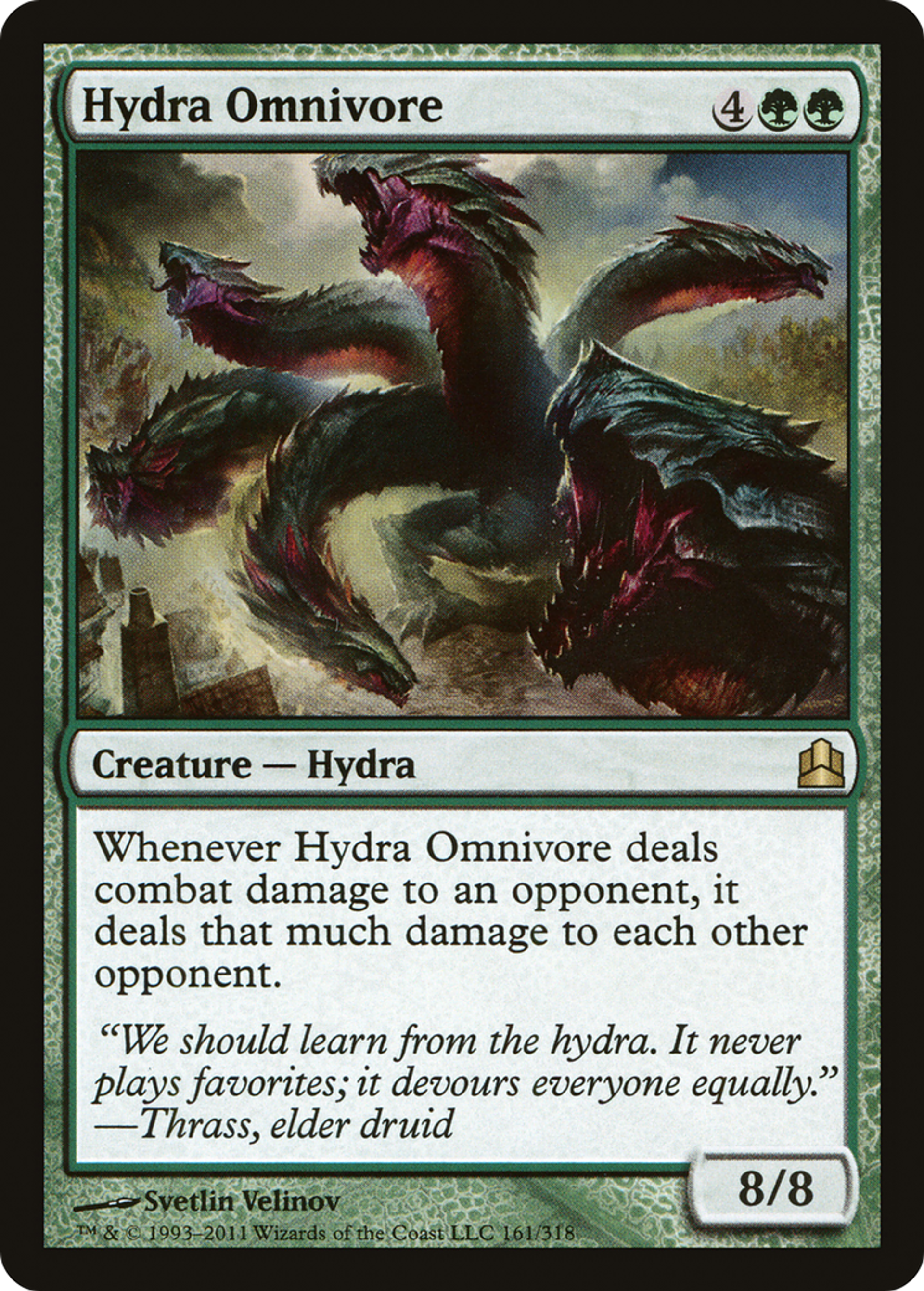 Hydre omnivore — Commander 2011 — Magic: The Gathering