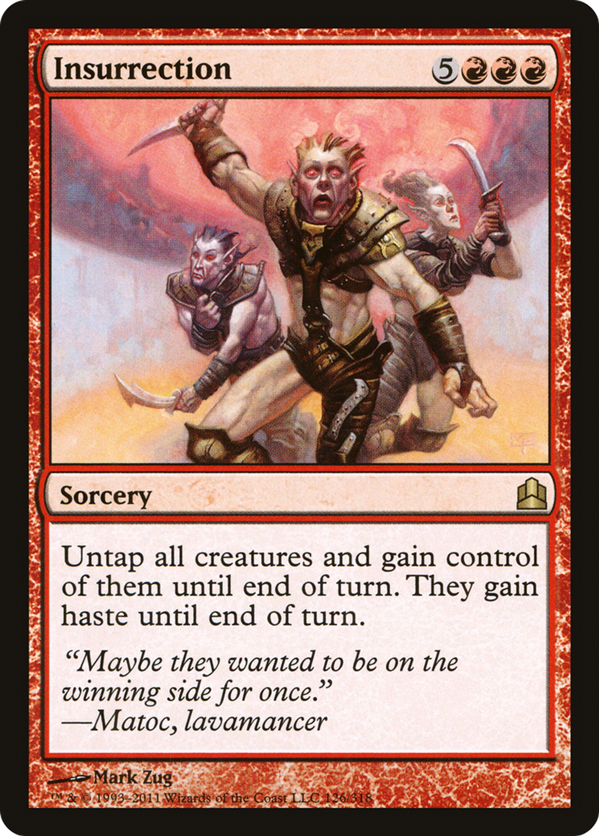 Insurrection — Commander 2011 — Magic: The Gathering