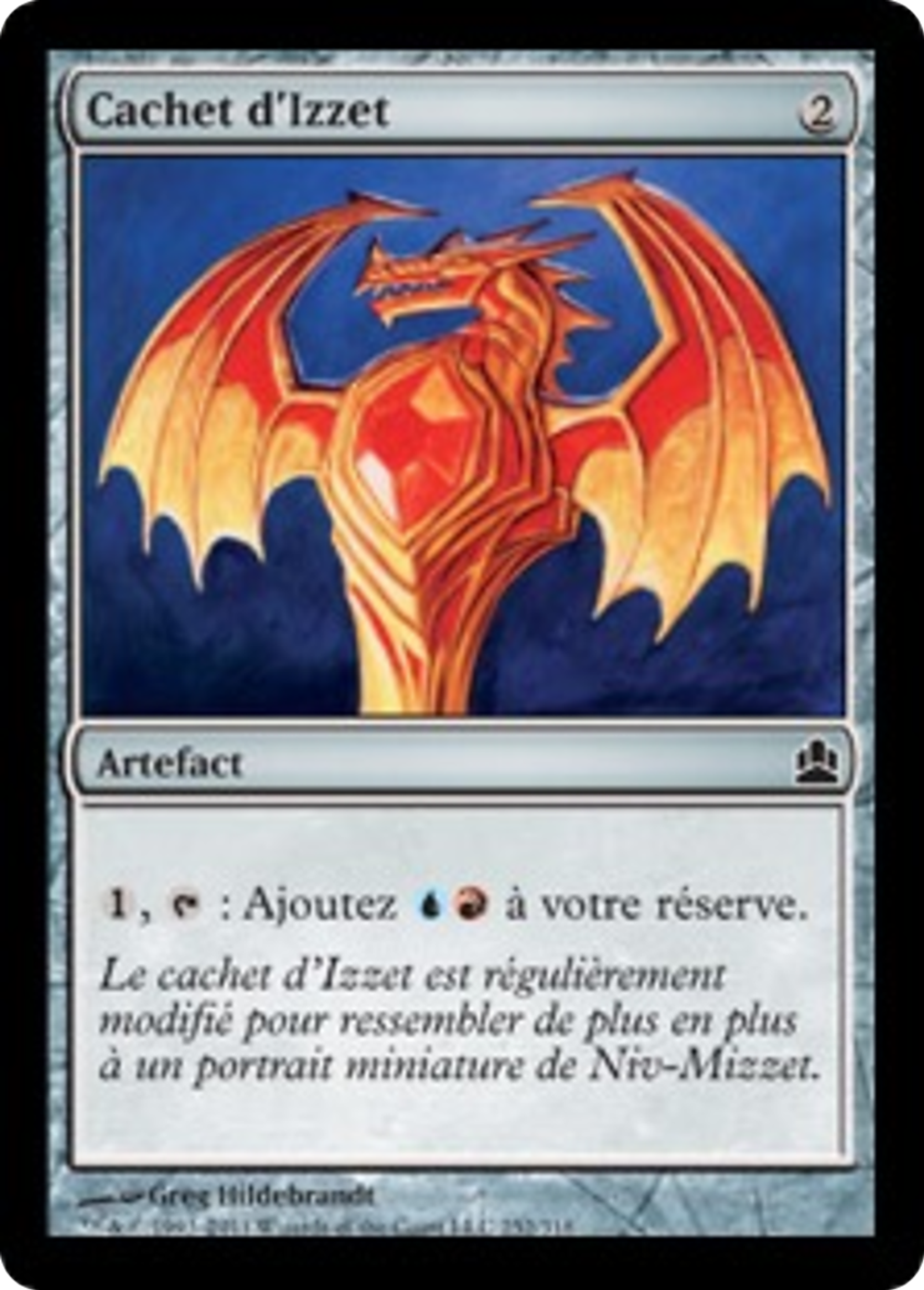 Cachet d'Izzet — Commander 2011 — Magic: The Gathering