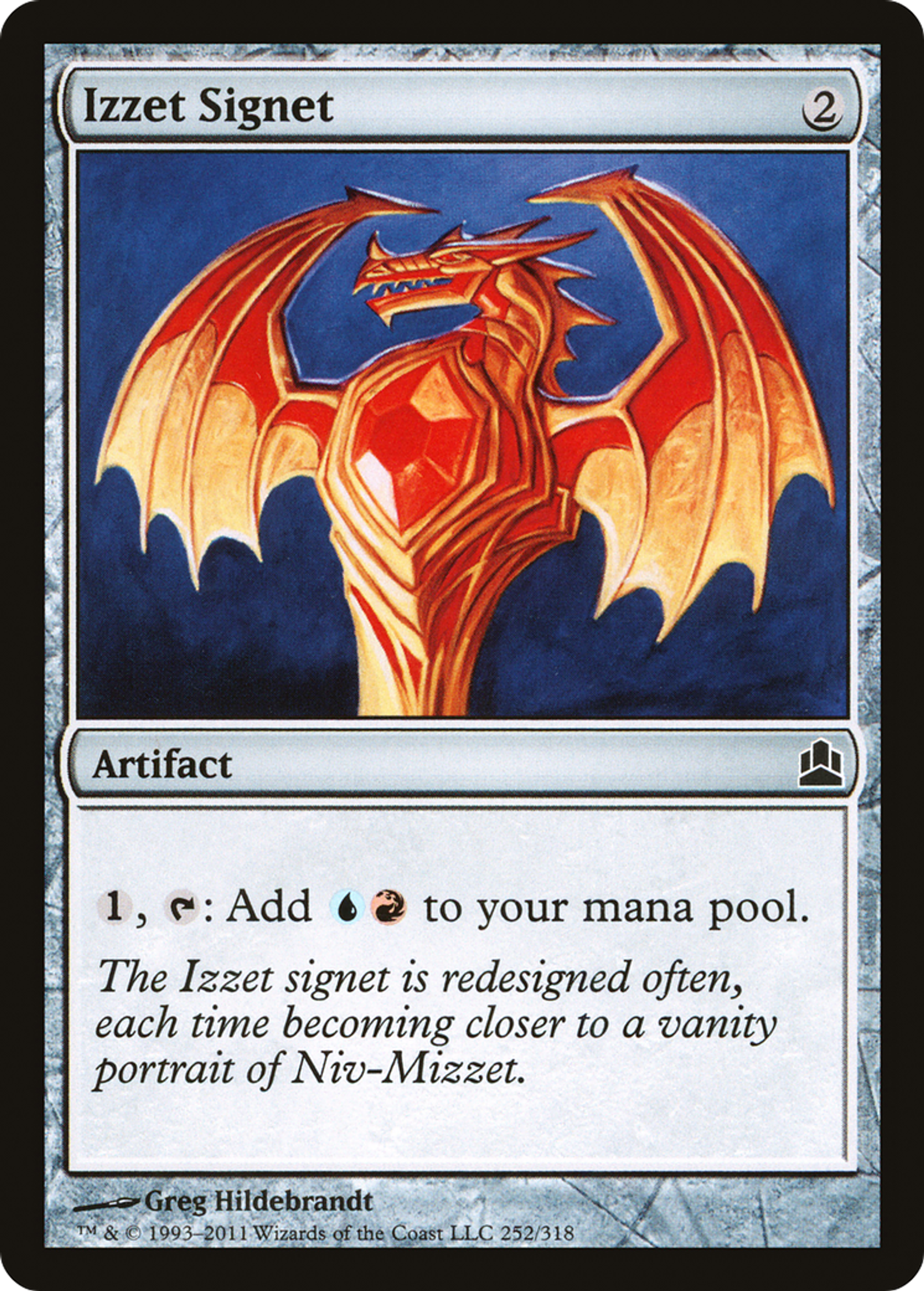 Cachet d'Izzet — Commander 2011 — Magic: The Gathering