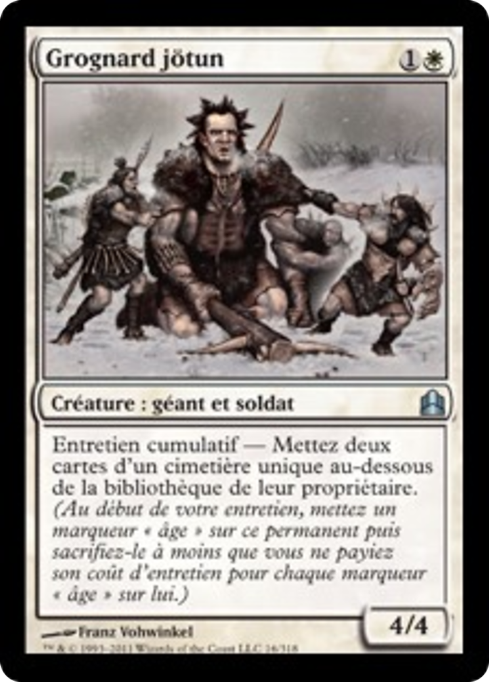 Grognard jötun — Commander 2011 — Magic: The Gathering