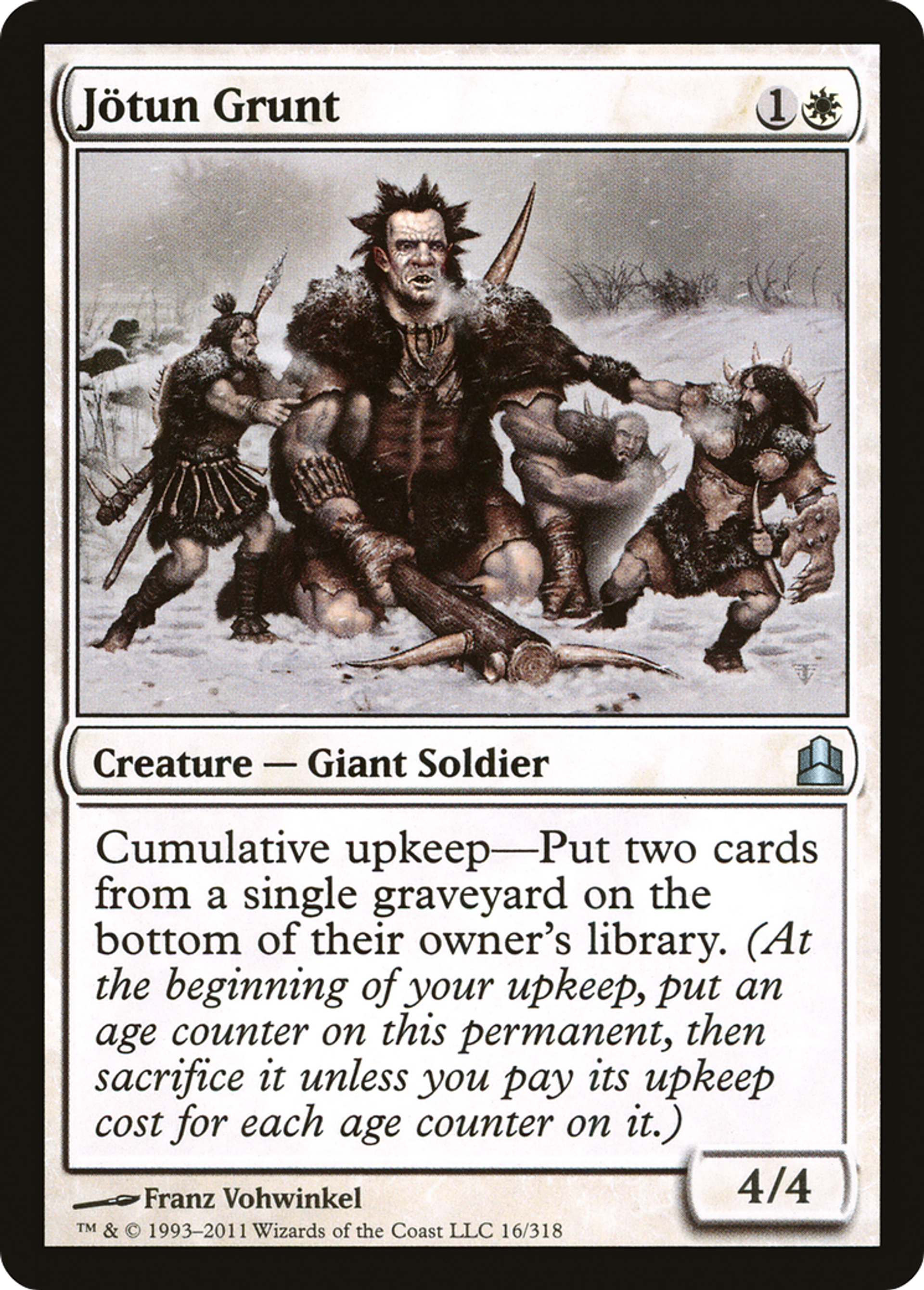 Jötun Grunt — Commander 2011 — Magic: The Gathering