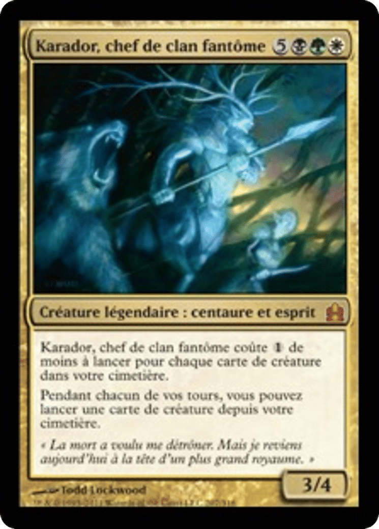 Karador, chef de clan fantôme — Commander 2011 — Magic: The Gathering