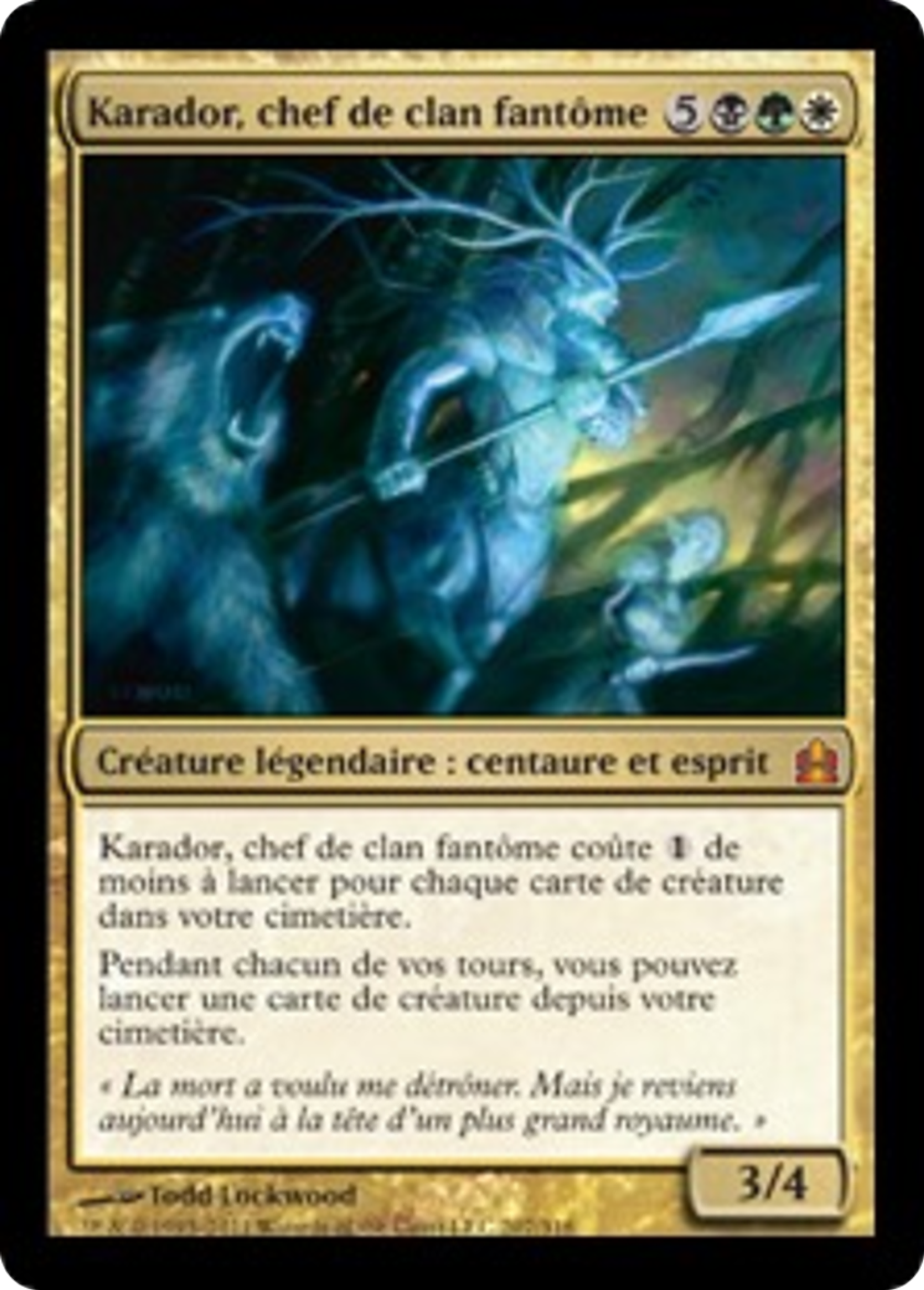 Karador, chef de clan fantôme — Commander 2011 — Magic: The Gathering