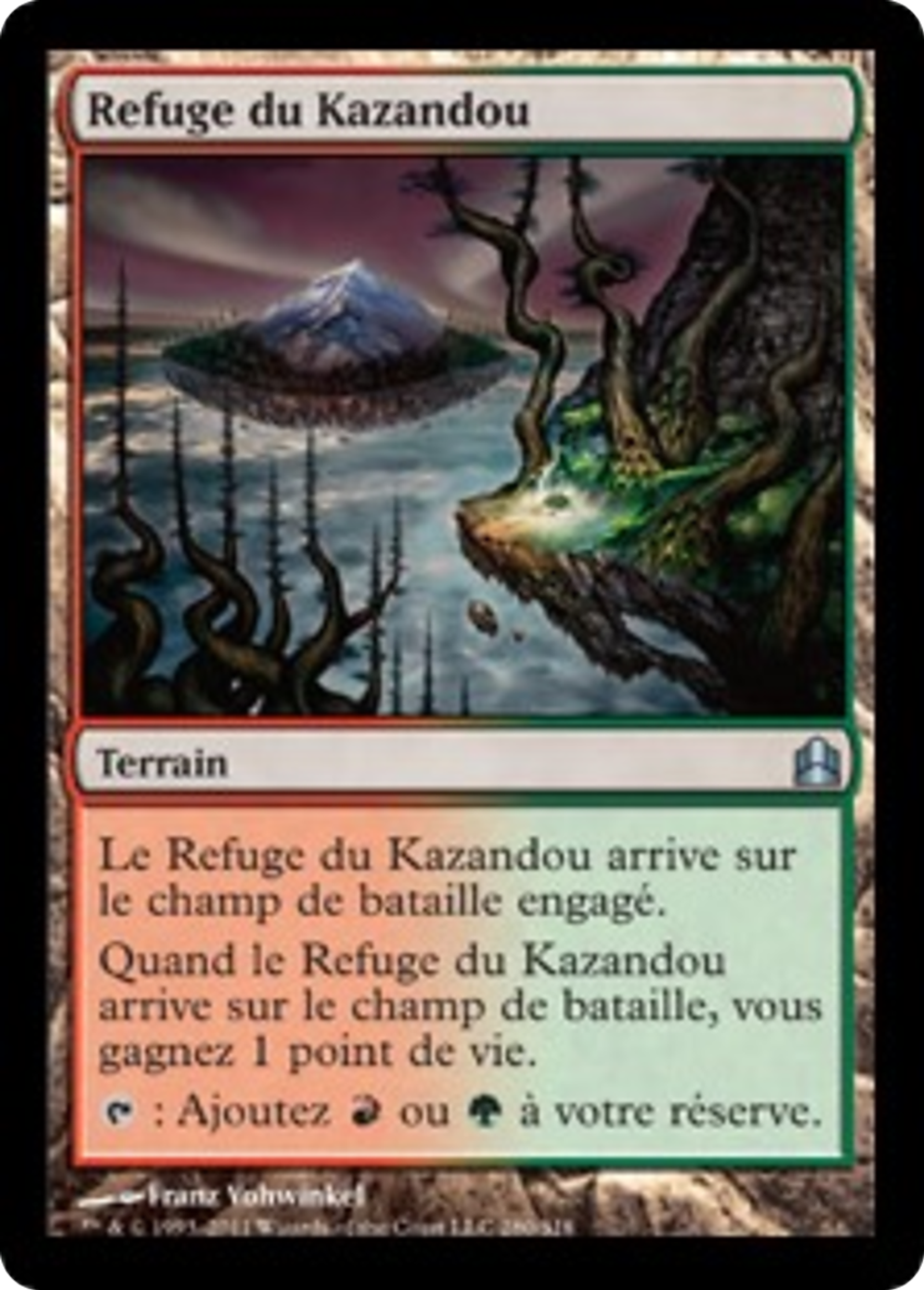 Refuge du Kazandou — Commander 2011 — Magic: The Gathering