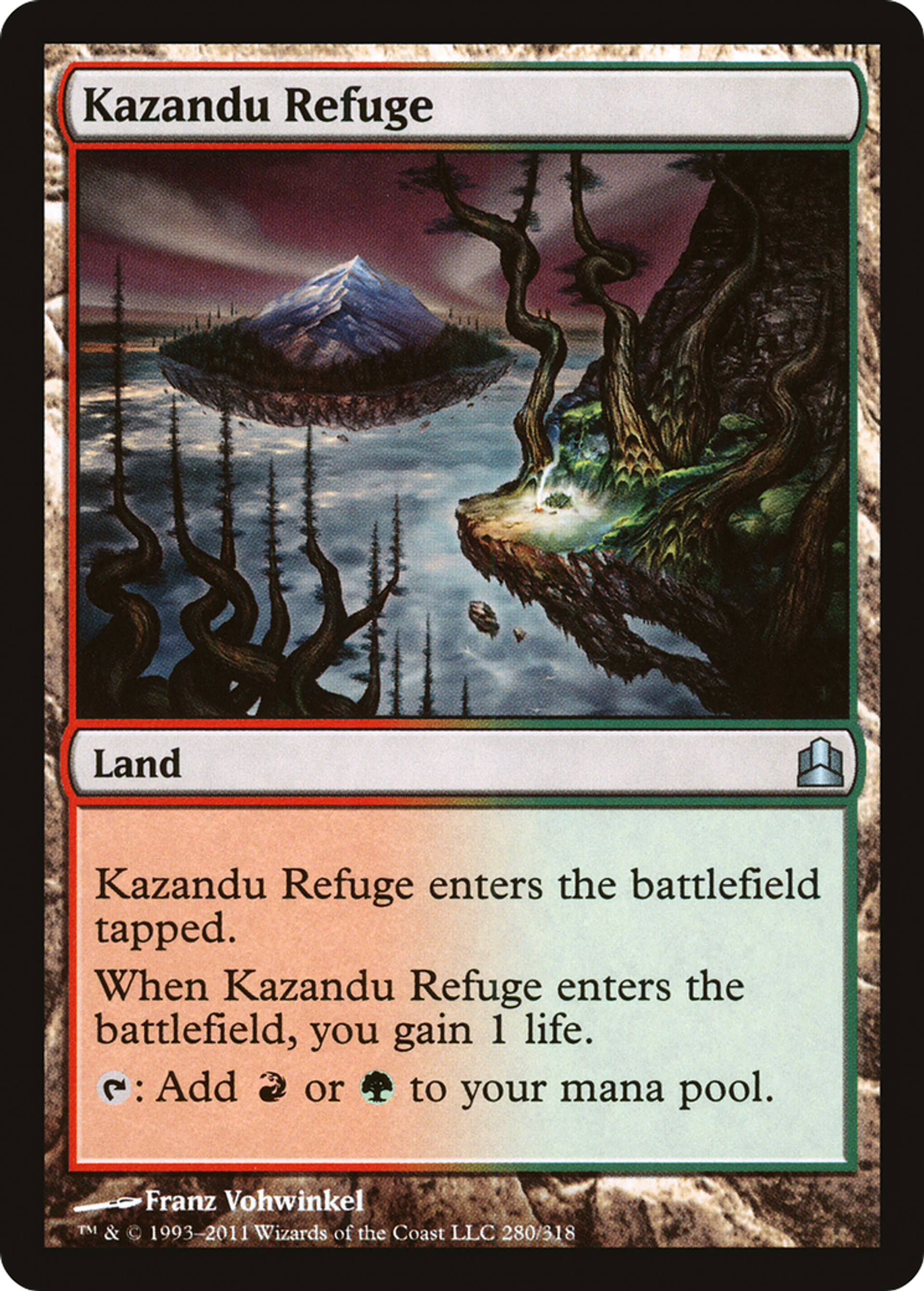Kazandu Refuge — Commander 2011 — Magic: The Gathering