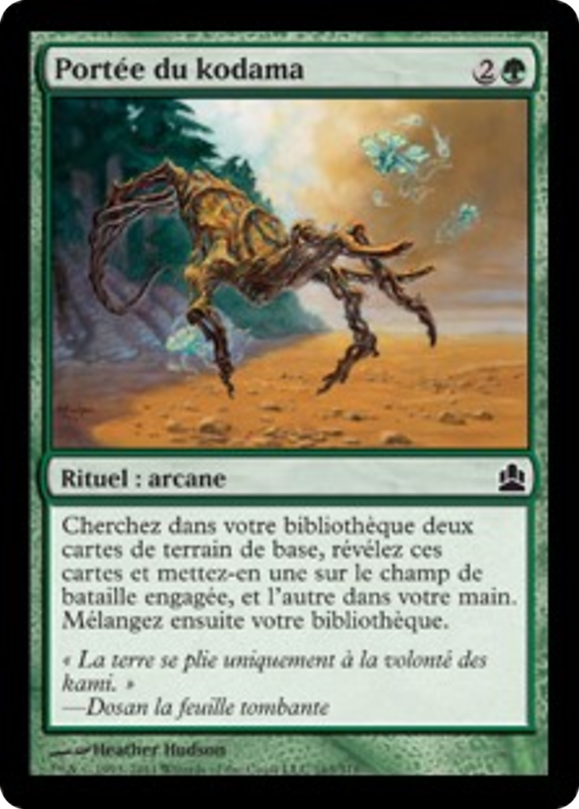 Portée du kodama — Commander 2011 — Magic: The Gathering
