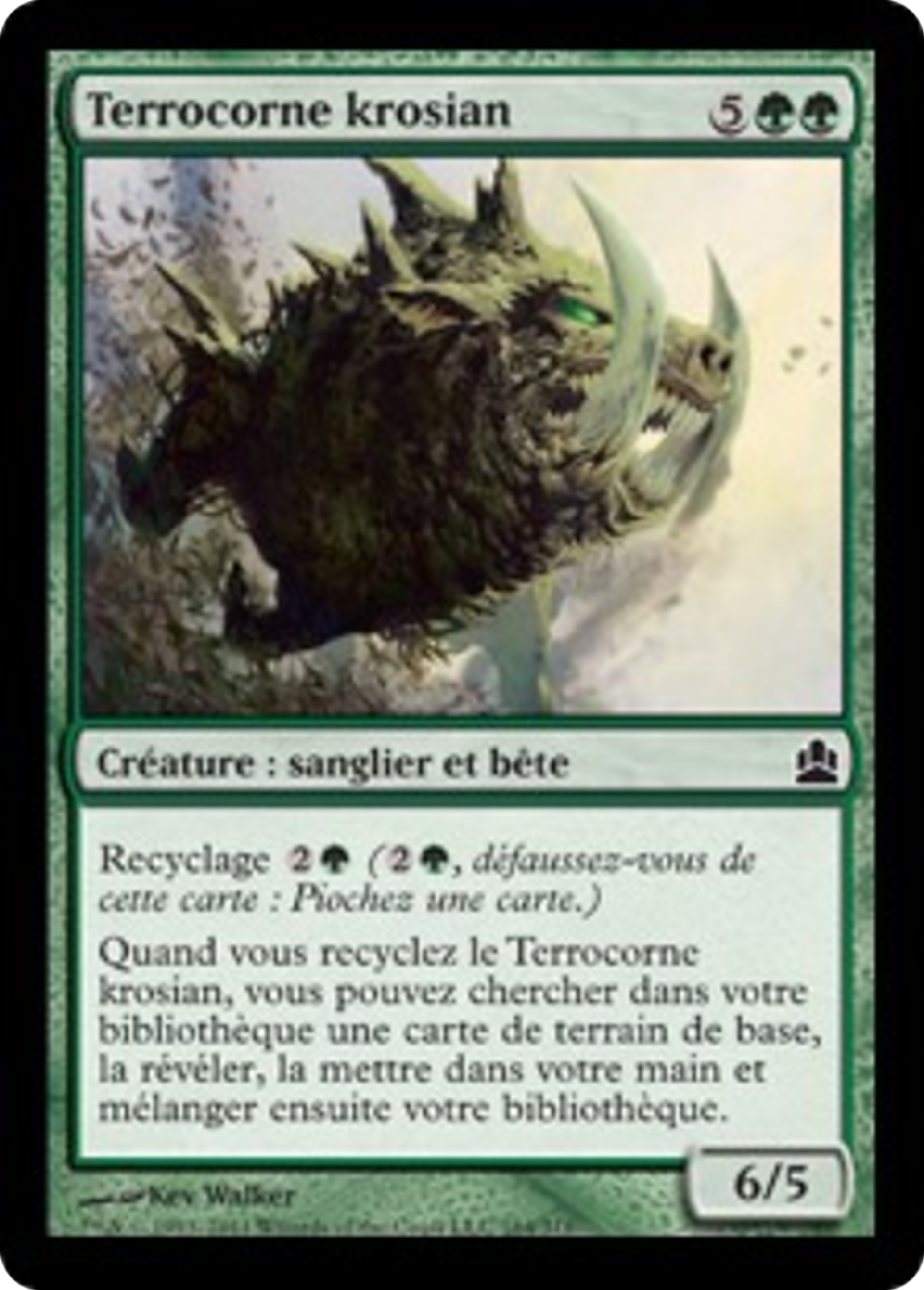 Terrocorne krosian — Commander 2011 — Magic: The Gathering