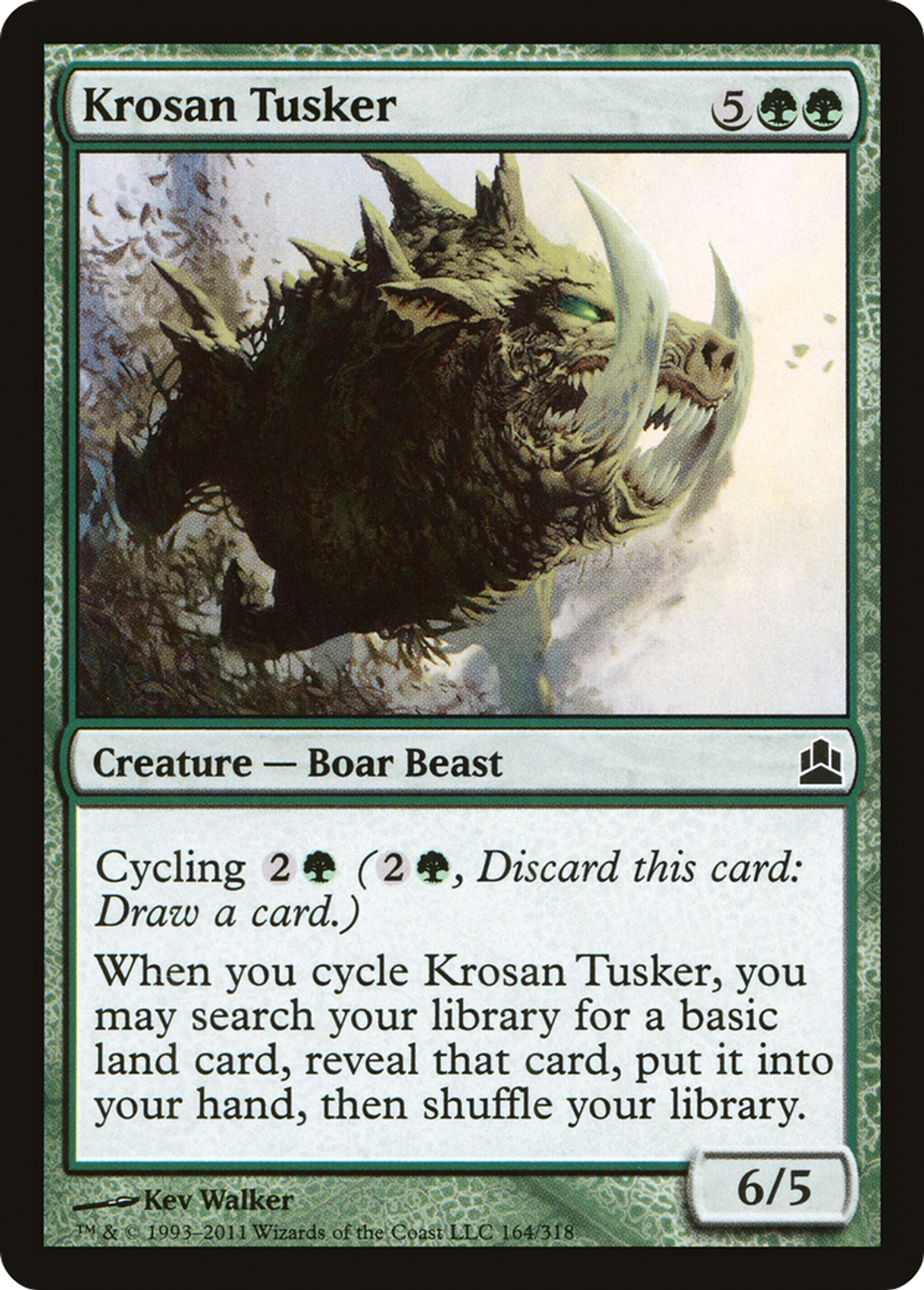 Krosan Tusker — Commander 2011 — Magic: The Gathering
