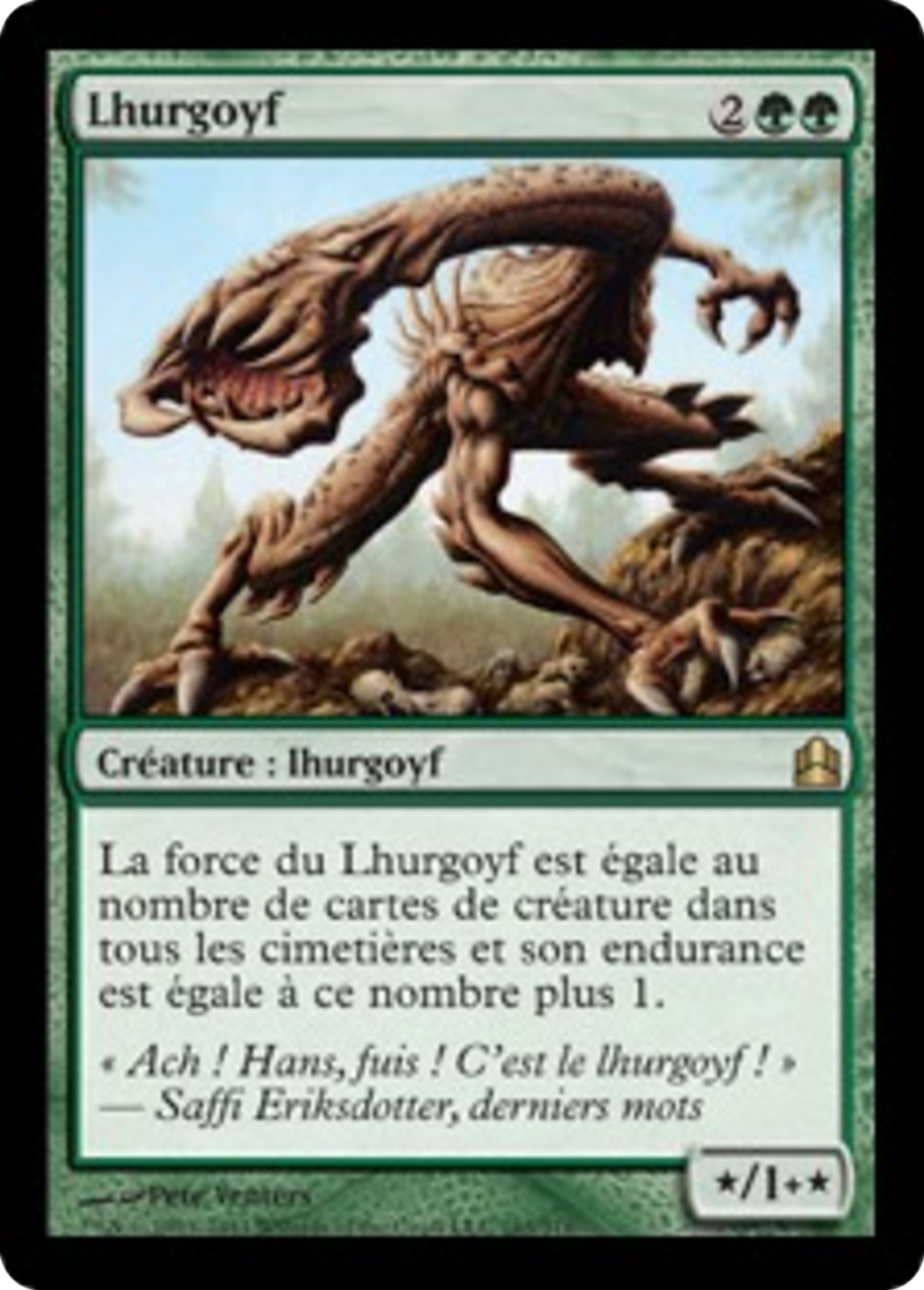 lhurgoyf — Commander 2011 — Magic: The Gathering
