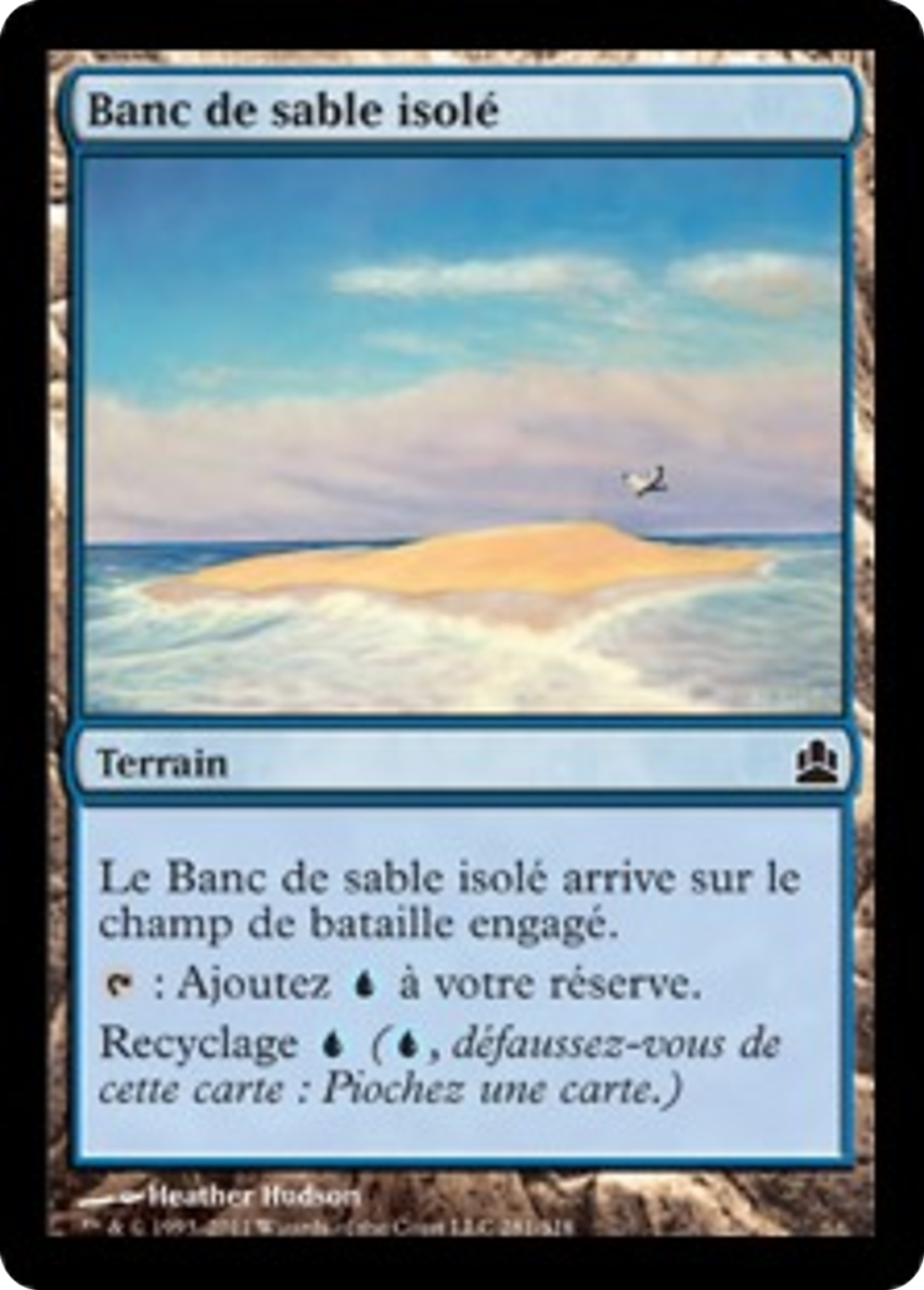 Banc de sable isolé — Commander 2011 — Magic: The Gathering