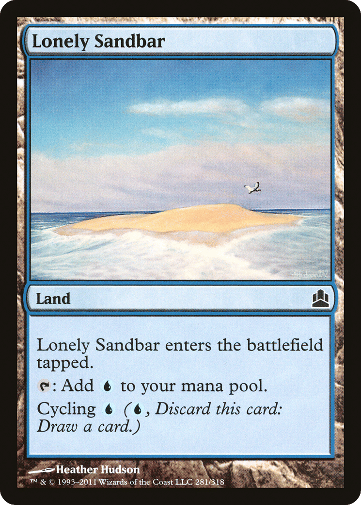 Lonely Sandbar — Commander 2011 — Magic: The Gathering