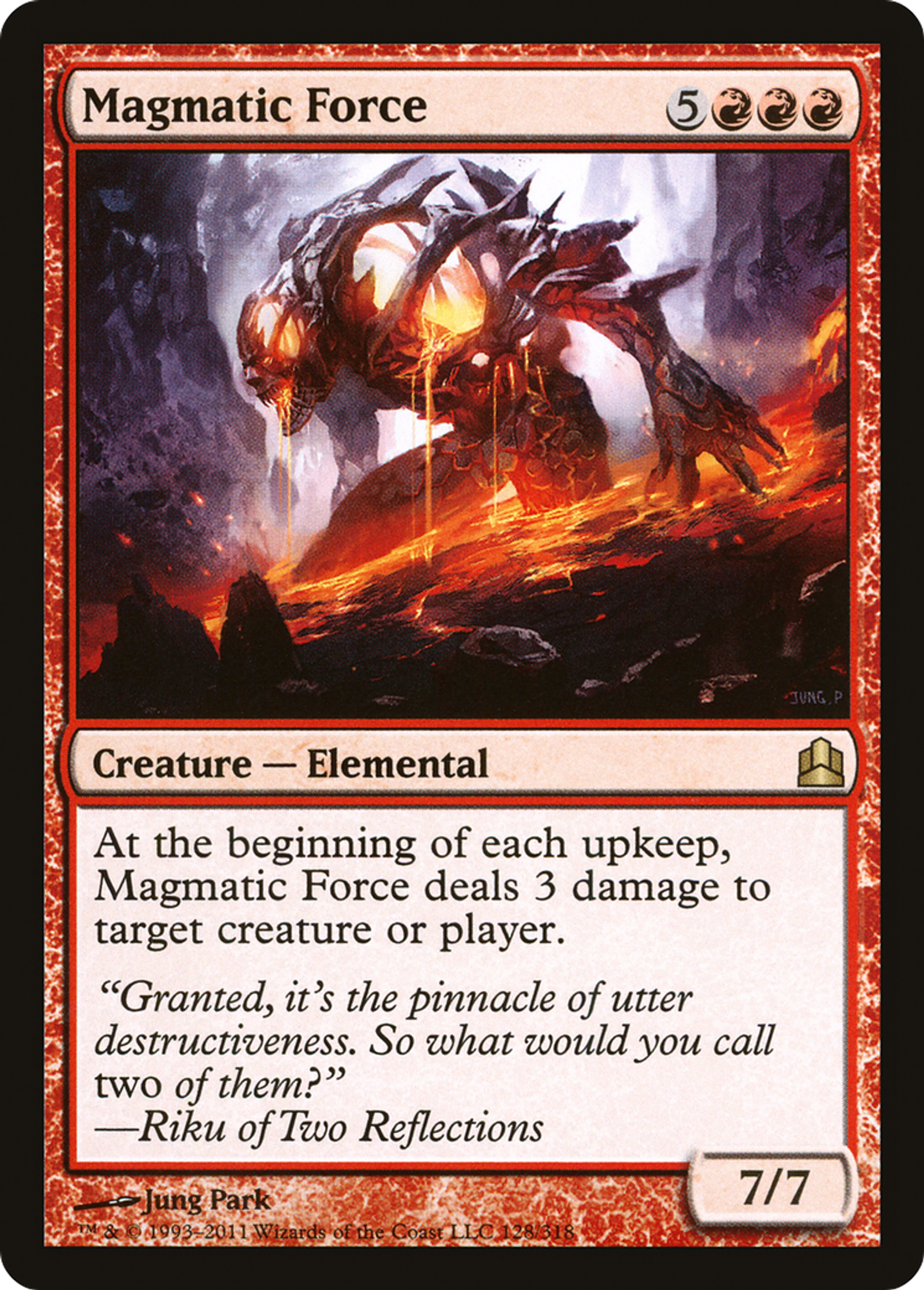Magmatic Force — Commander 2011 — Magic: The Gathering