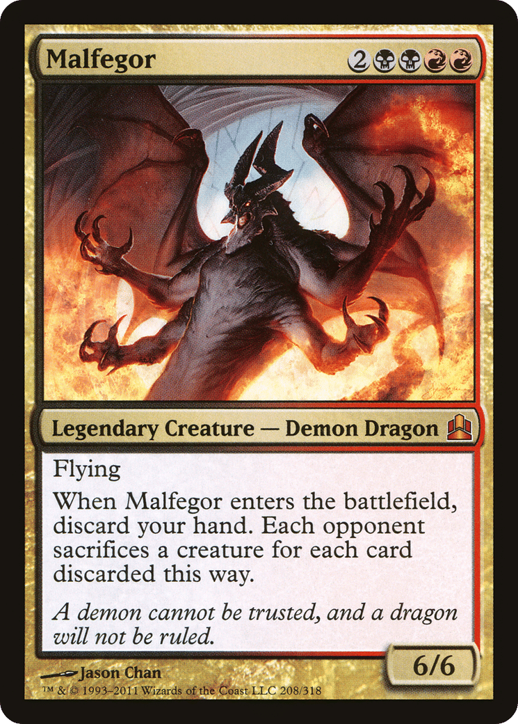 Malfegor — Commander 2011 — Magic: The Gathering