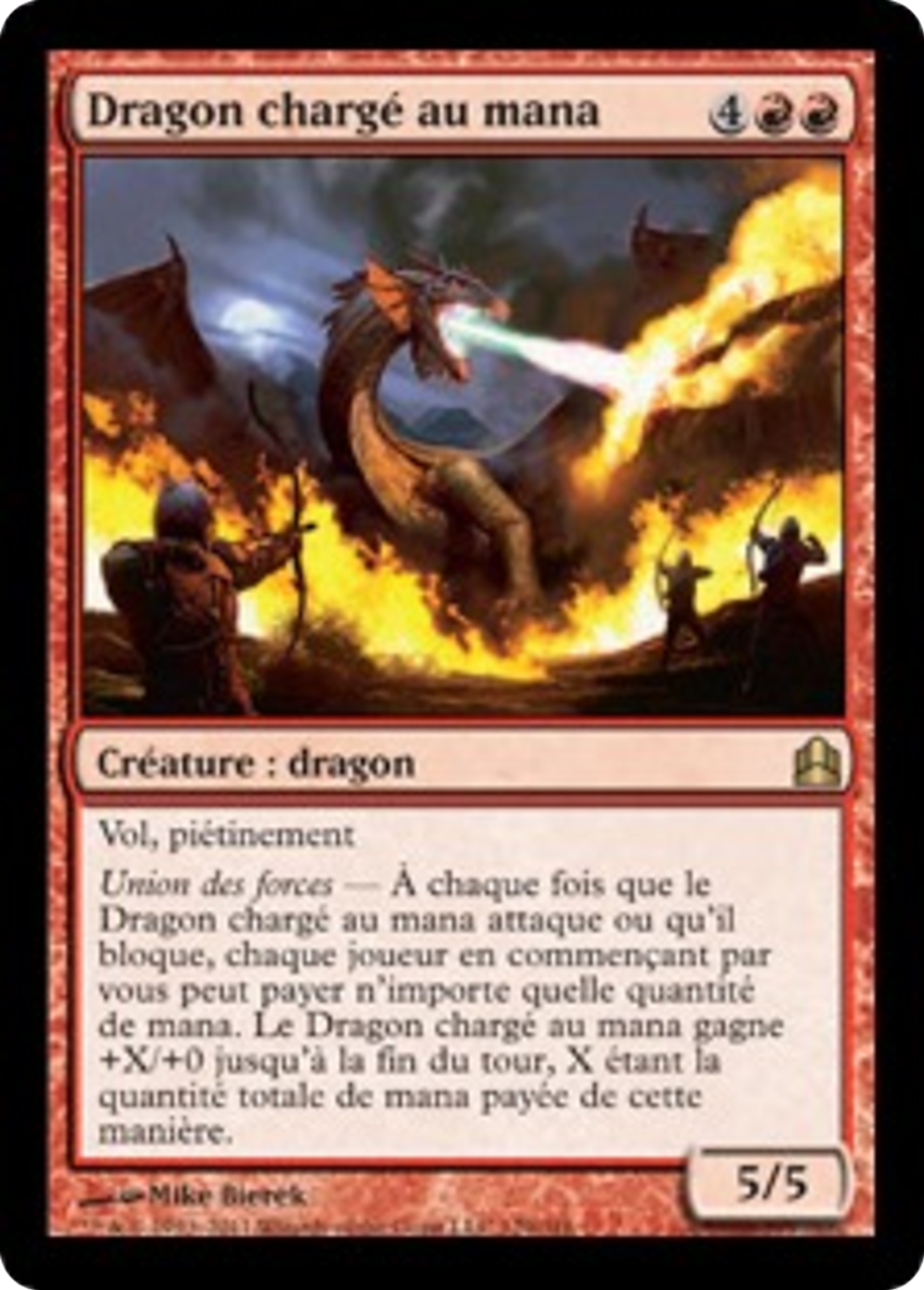 Dragon chargé au mana — Commander 2011 — Magic: The Gathering