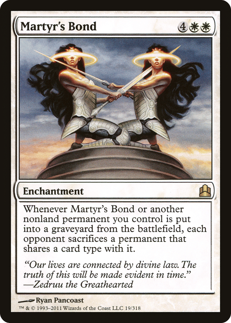 Martyr's Bond — Commander 2011 — Magic: The Gathering
