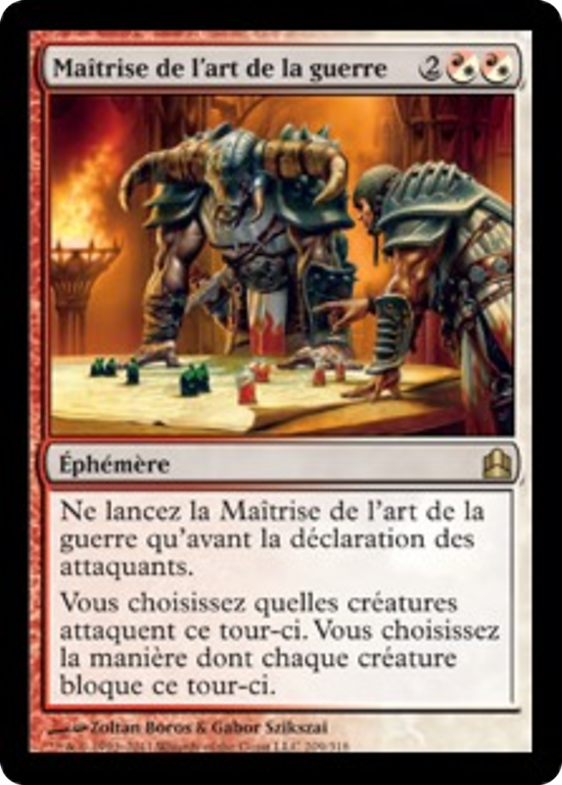 Maîtrise de l'art de la guerre — Commander 2011 — Magic: The Gathering