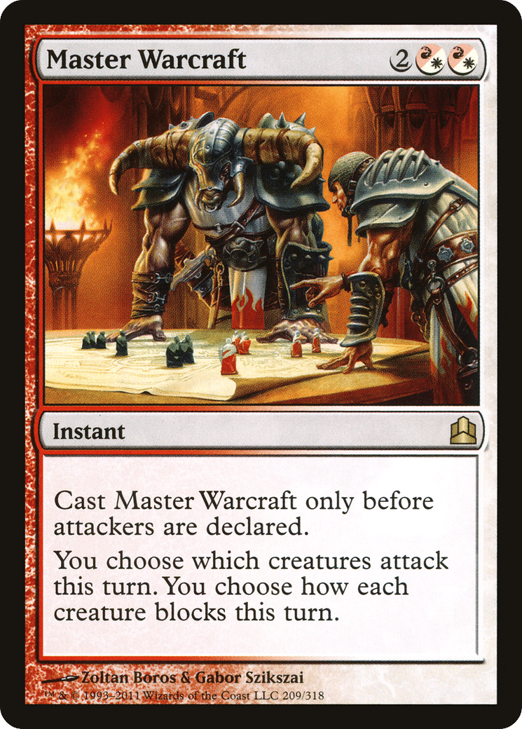 Master Warcraft — Commander 2011 — Magic: The Gathering