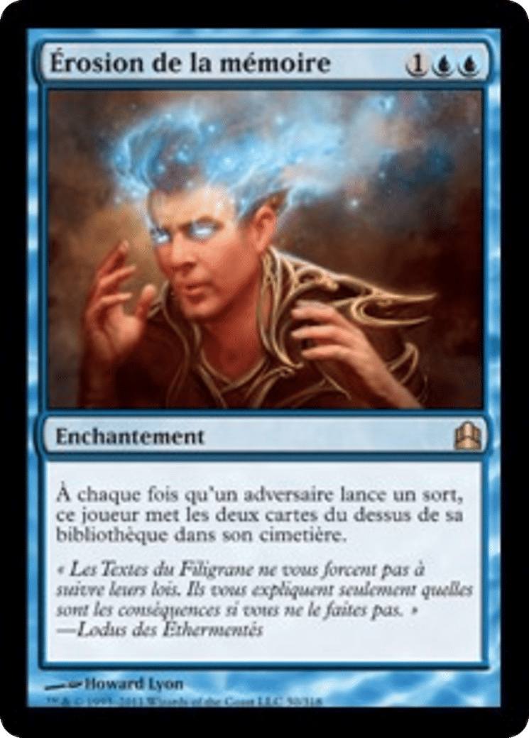 Érosion de la mémoire — Commander 2011 — Magic: The Gathering