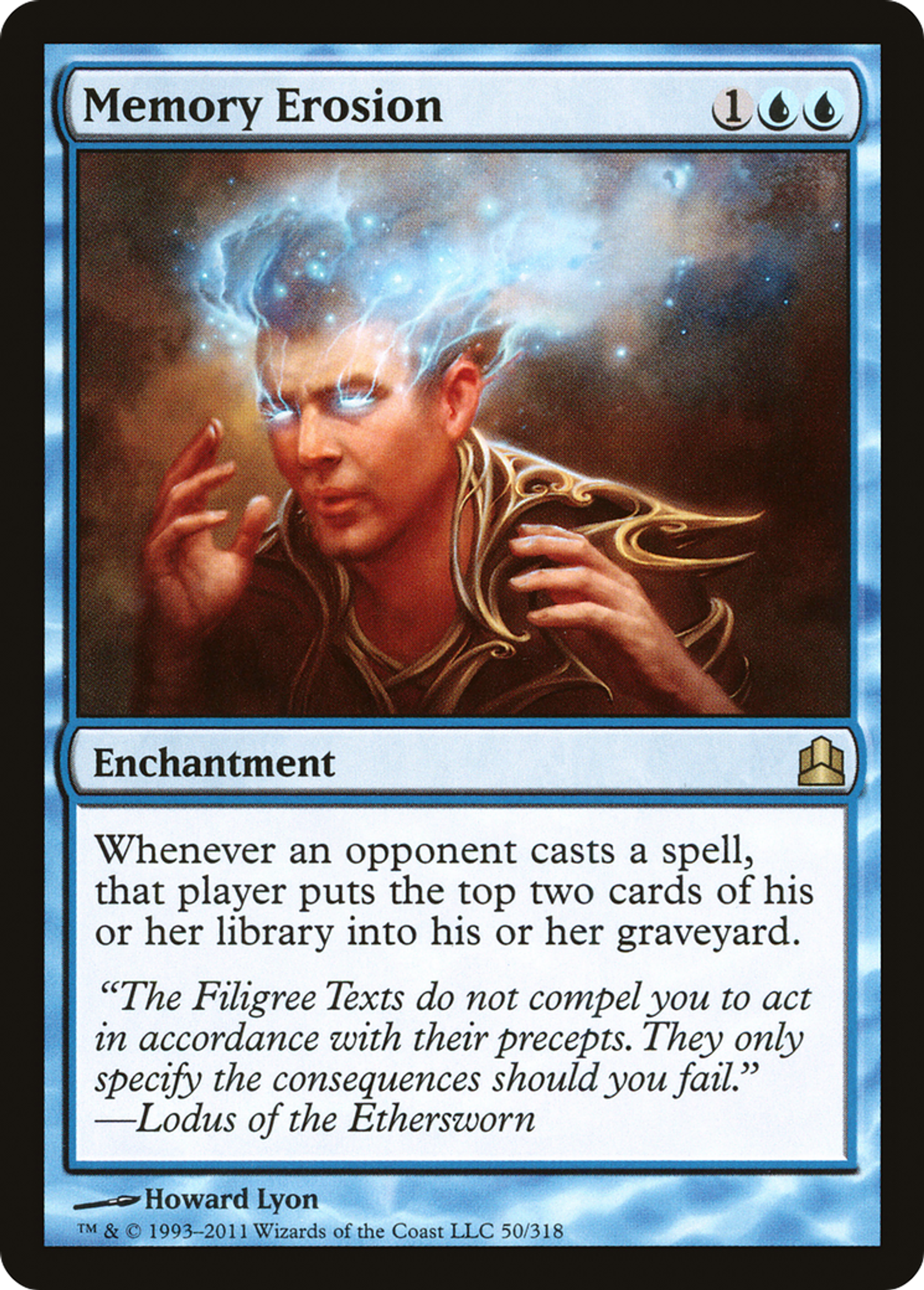 Érosion de la mémoire — Commander 2011 — Magic: The Gathering
