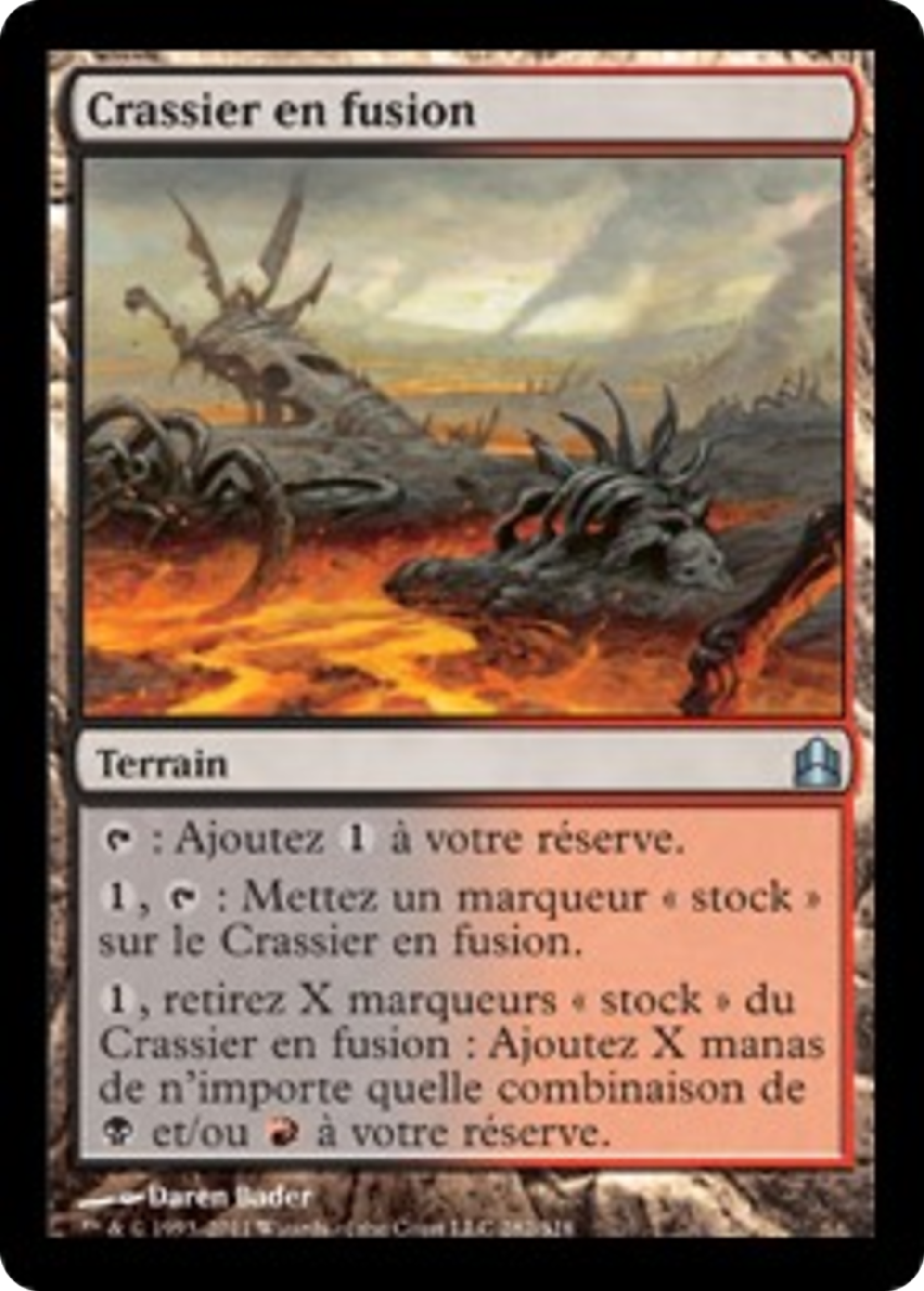 Crassier en fusion — Commander 2011 — Magic: The Gathering