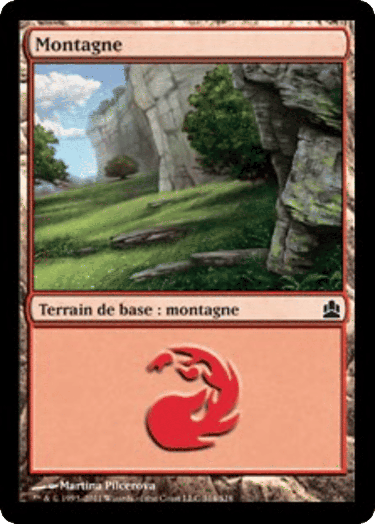 Montagne — Commander 2011 — Magic: The Gathering