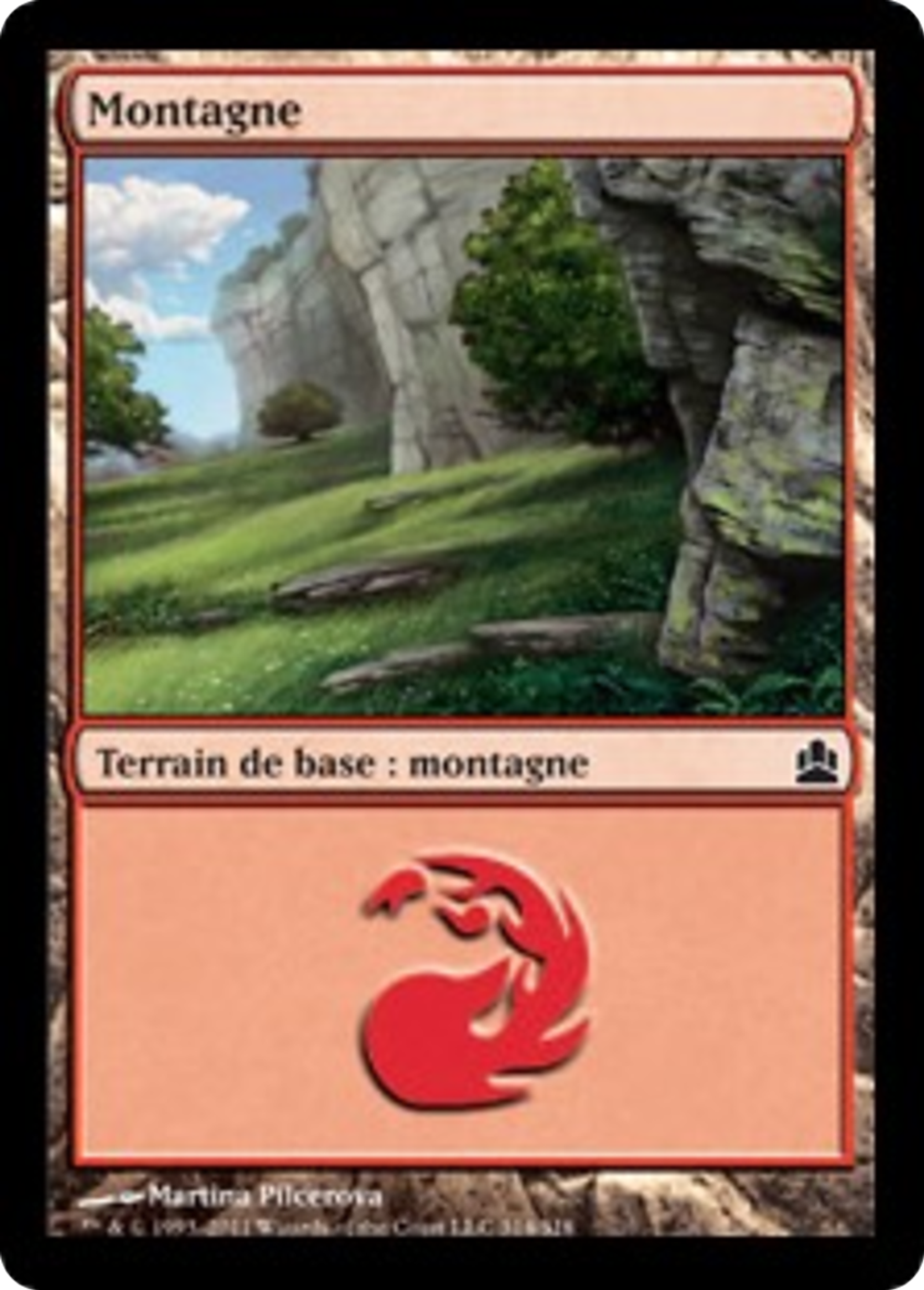 Montagne — Commander 2011 — Magic: The Gathering