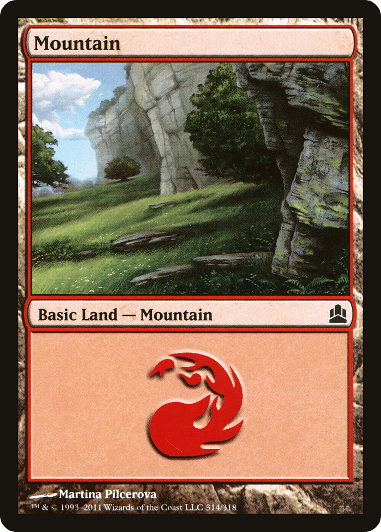 Mountain — Commander 2011 — Magic: The Gathering