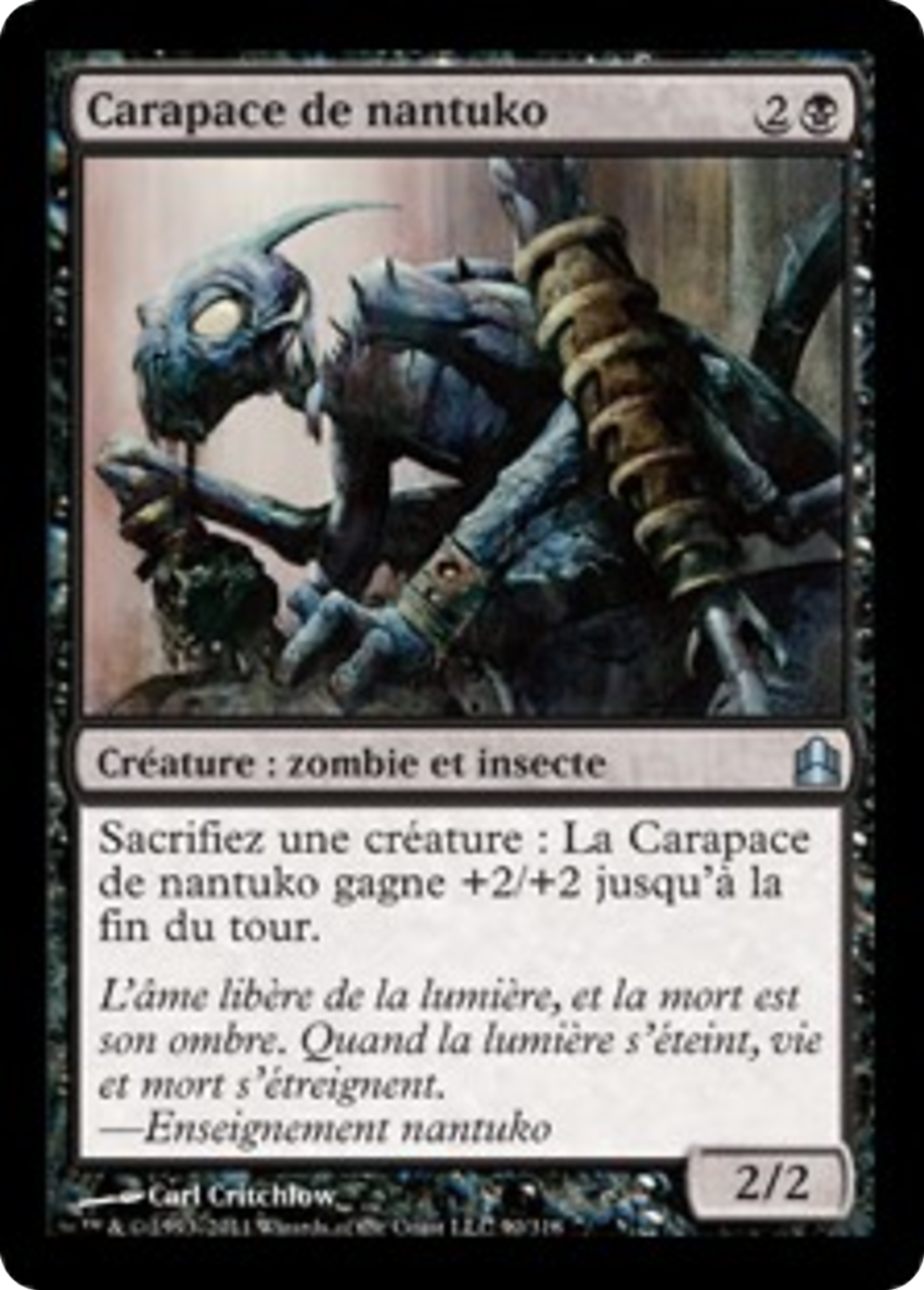 Carapace de nantuko — Commander 2011 — Magic: The Gathering