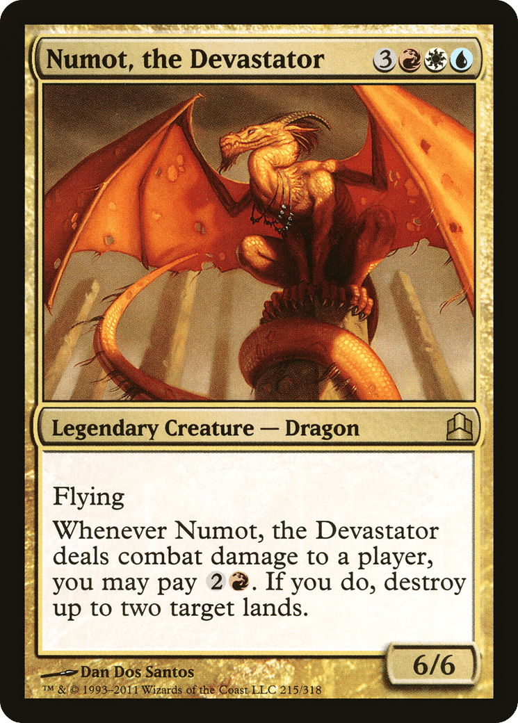 Numot, the Devastator — Commander 2011 — Magic: The Gathering