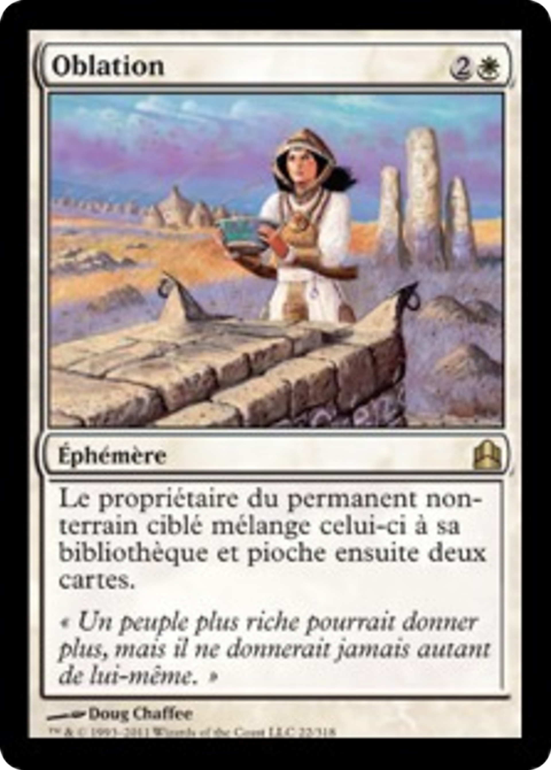 Oblation — Commander 2011 — Magic: The Gathering