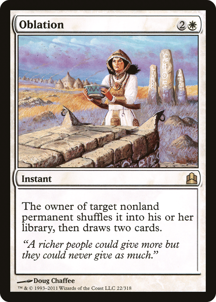 Oblation — Commander 2011 — Magic: The Gathering