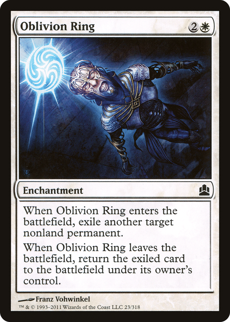Oblivion Ring — Commander 2011 — Magic: The Gathering