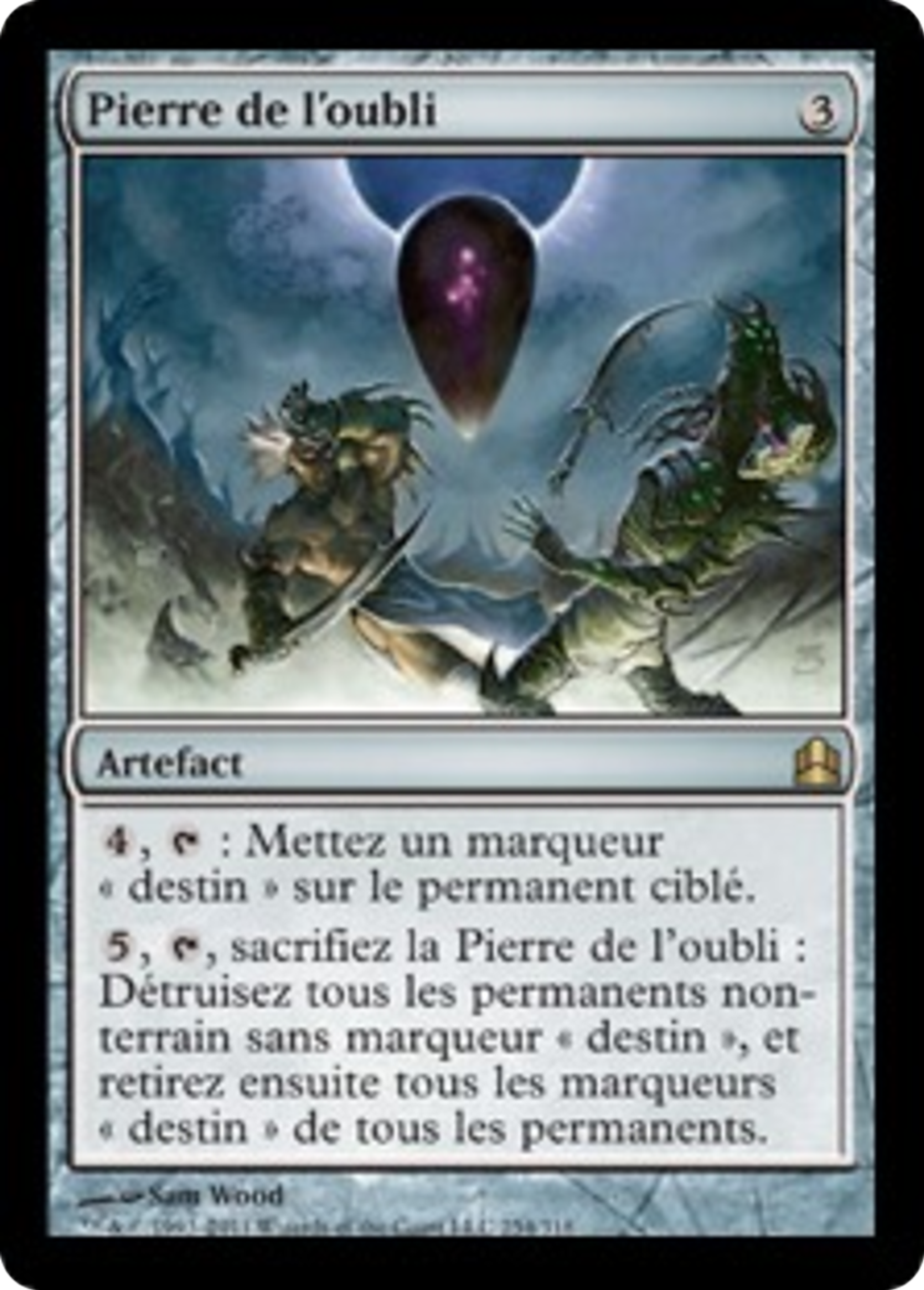 Pierre de l'oubli — Commander 2011 — Magic: The Gathering
